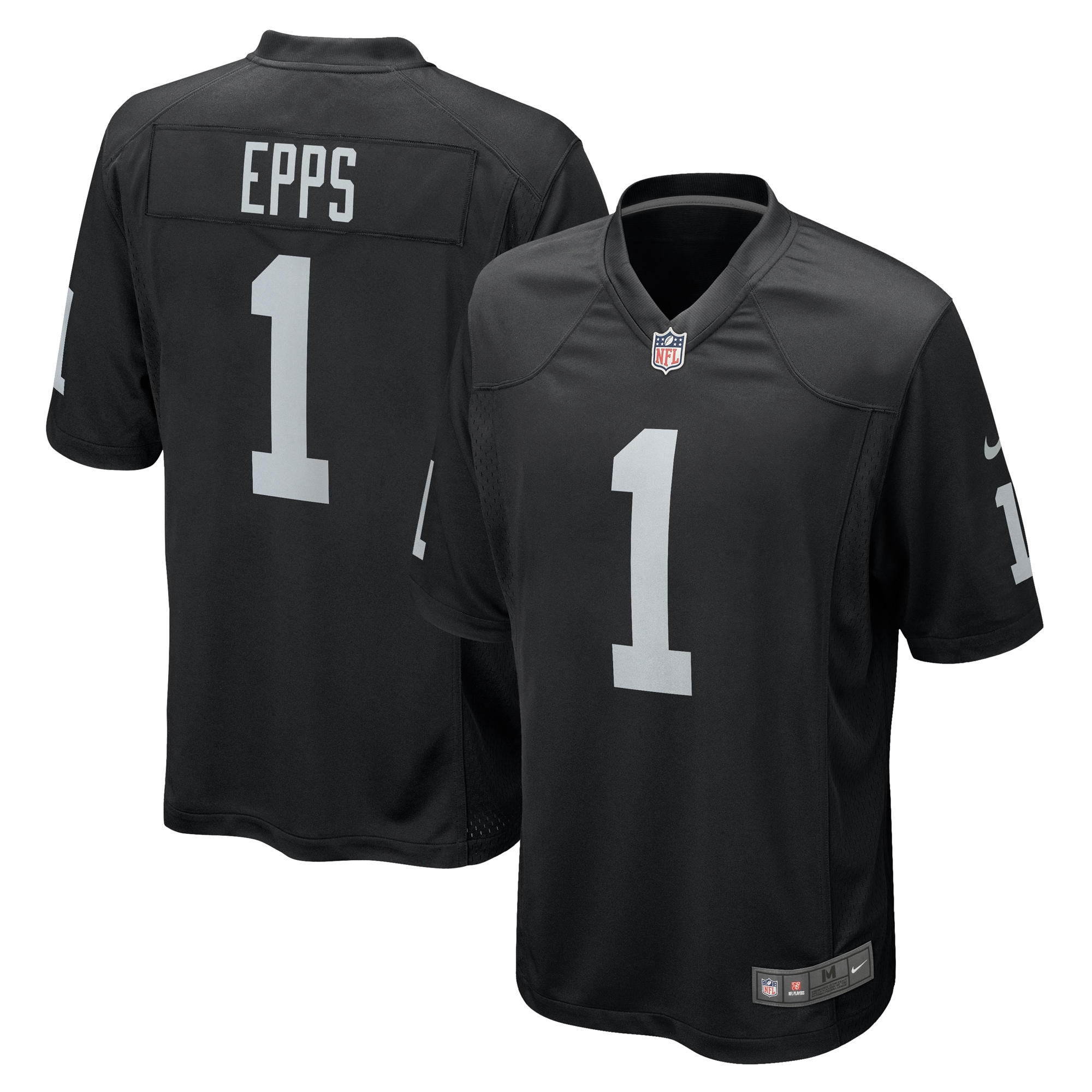Men's Las Vegas Raiders Marcus Epps Black Game Player Jersey JS1253 nicesnker