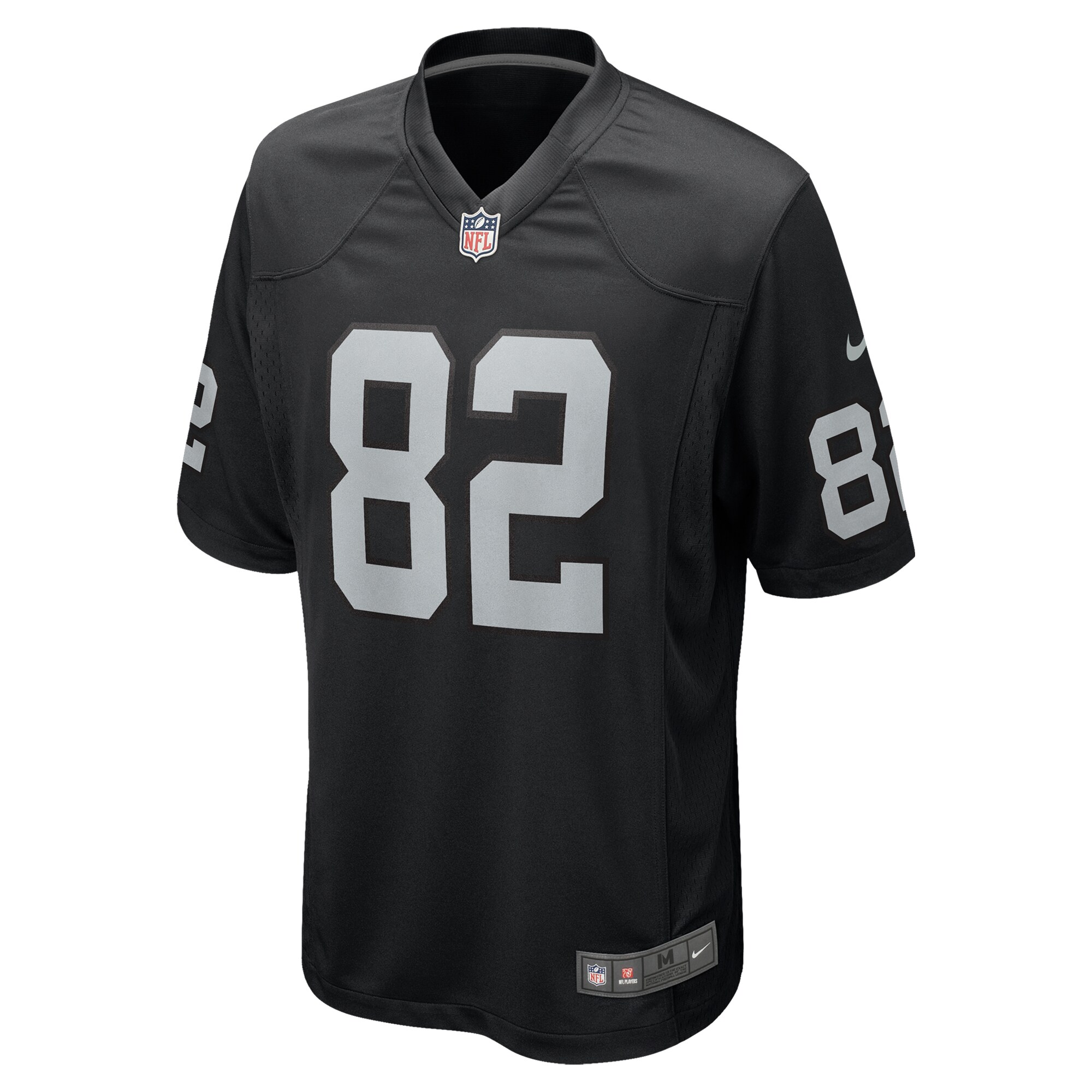 Alternative view of Men's Las Vegas Raiders Ramel Keyton Black Team Game Jersey JS2845 nicesnker