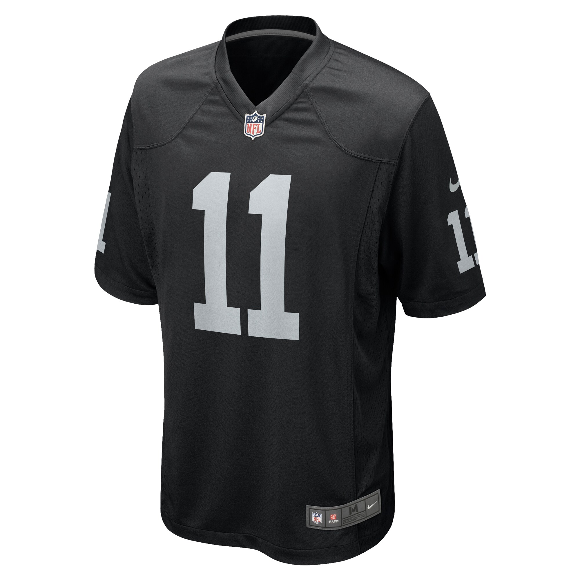 Alternative view of Men's Las Vegas Raiders Tre Tucker Black Team Game Jersey JS1665 nicesnker