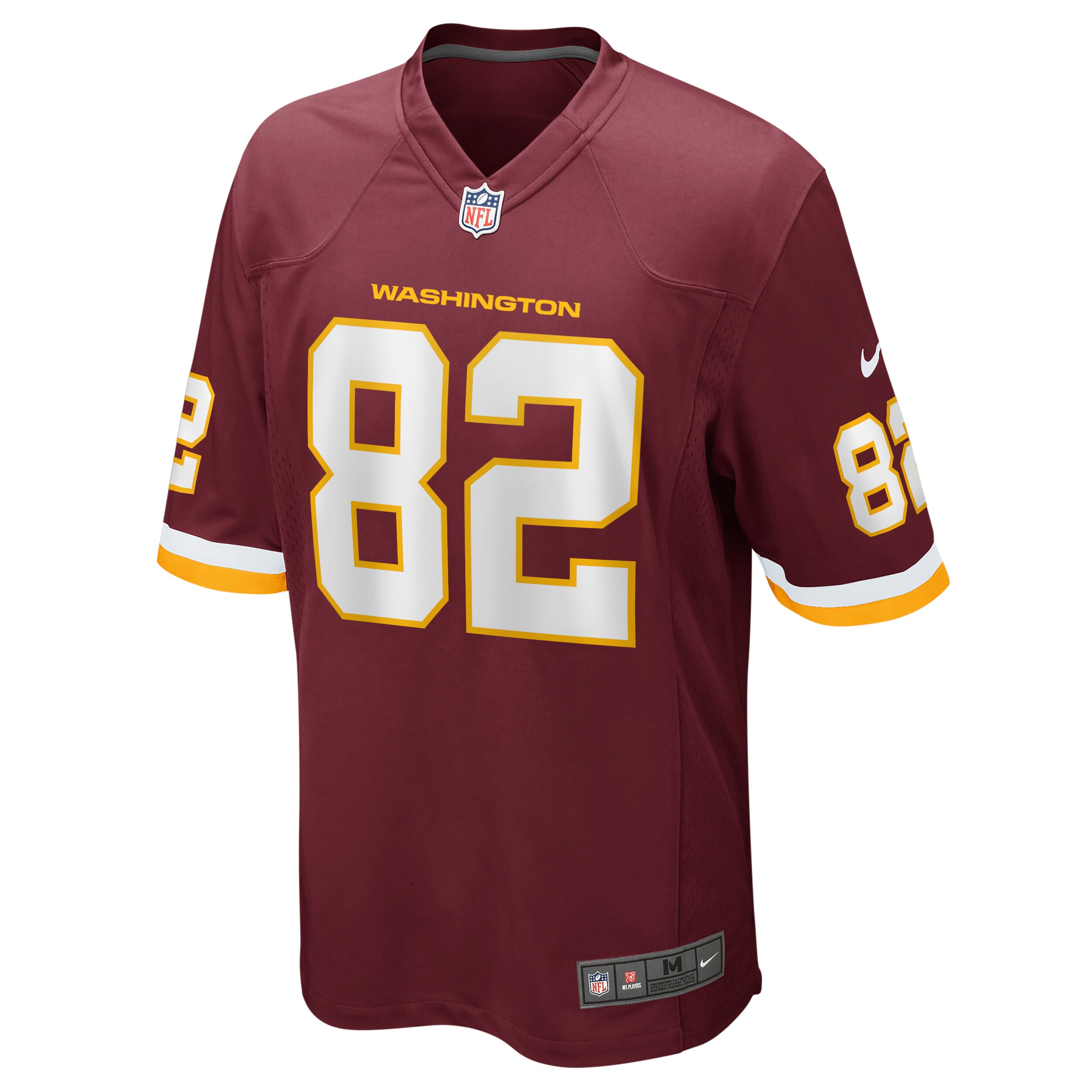 Alternative view of Men's Logan Thomas Washington Football Team Burgundy Game Player Jersey JS6336 nicesnker