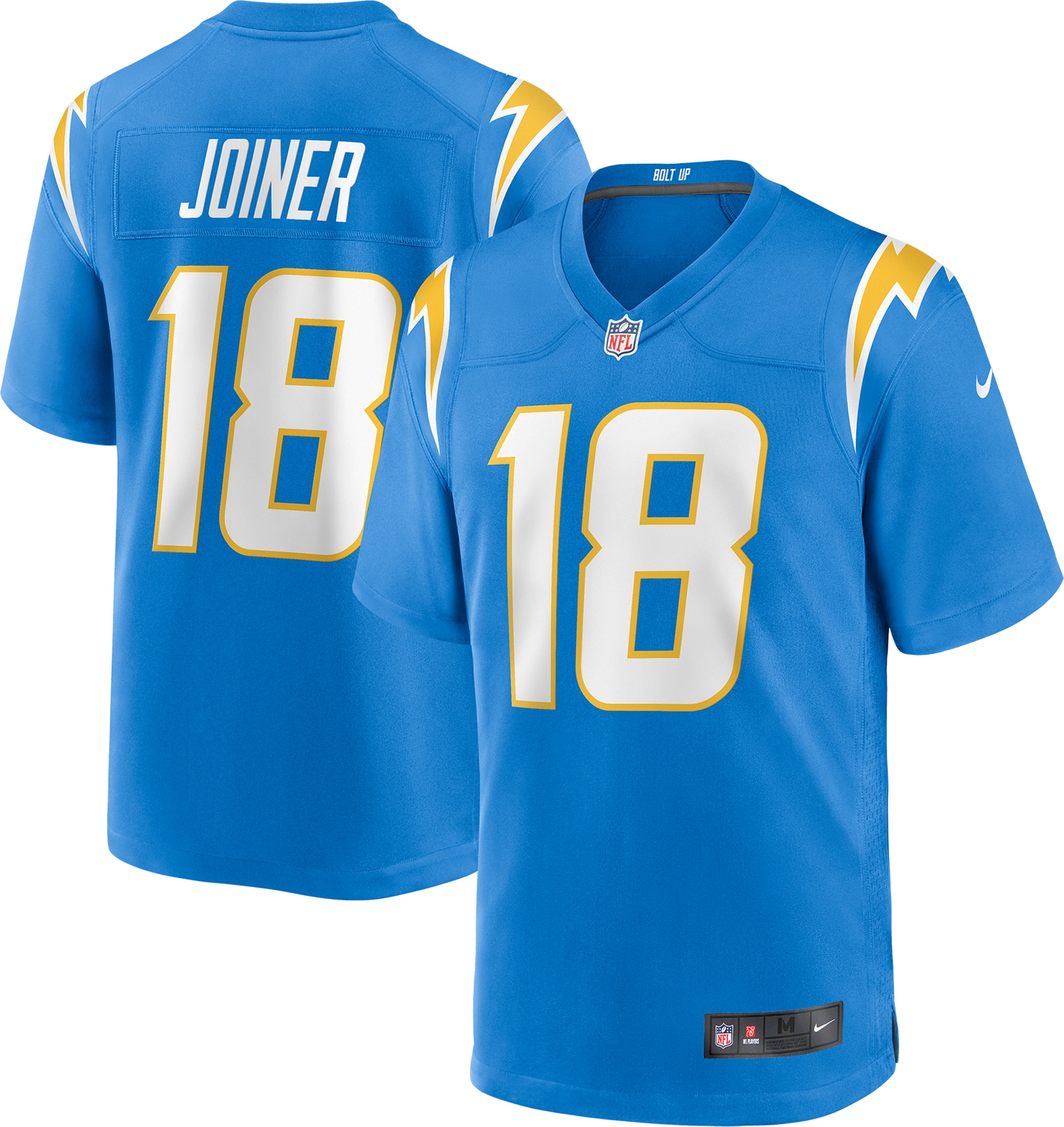 Men's Los Angeles Chargers Charlie Joiner Powder Blue Game Retired Player Jersey JS2186 nicesnker