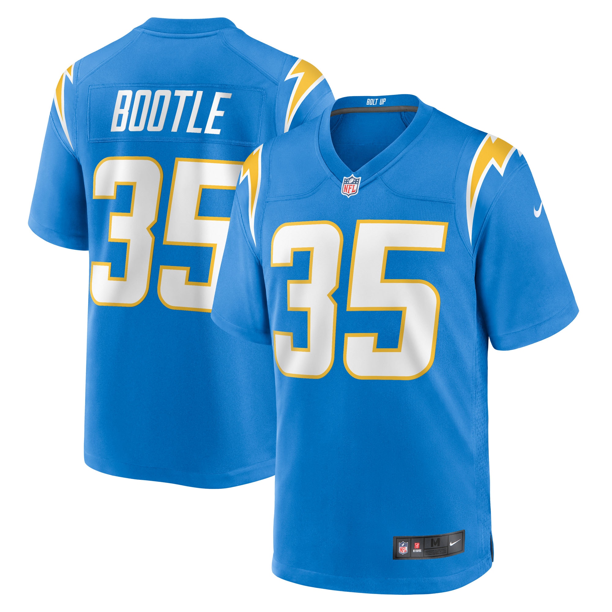 Men's Los Angeles Chargers Dicaprio Bootle Powder Blue Team Game Jersey JS7233 nicesnker