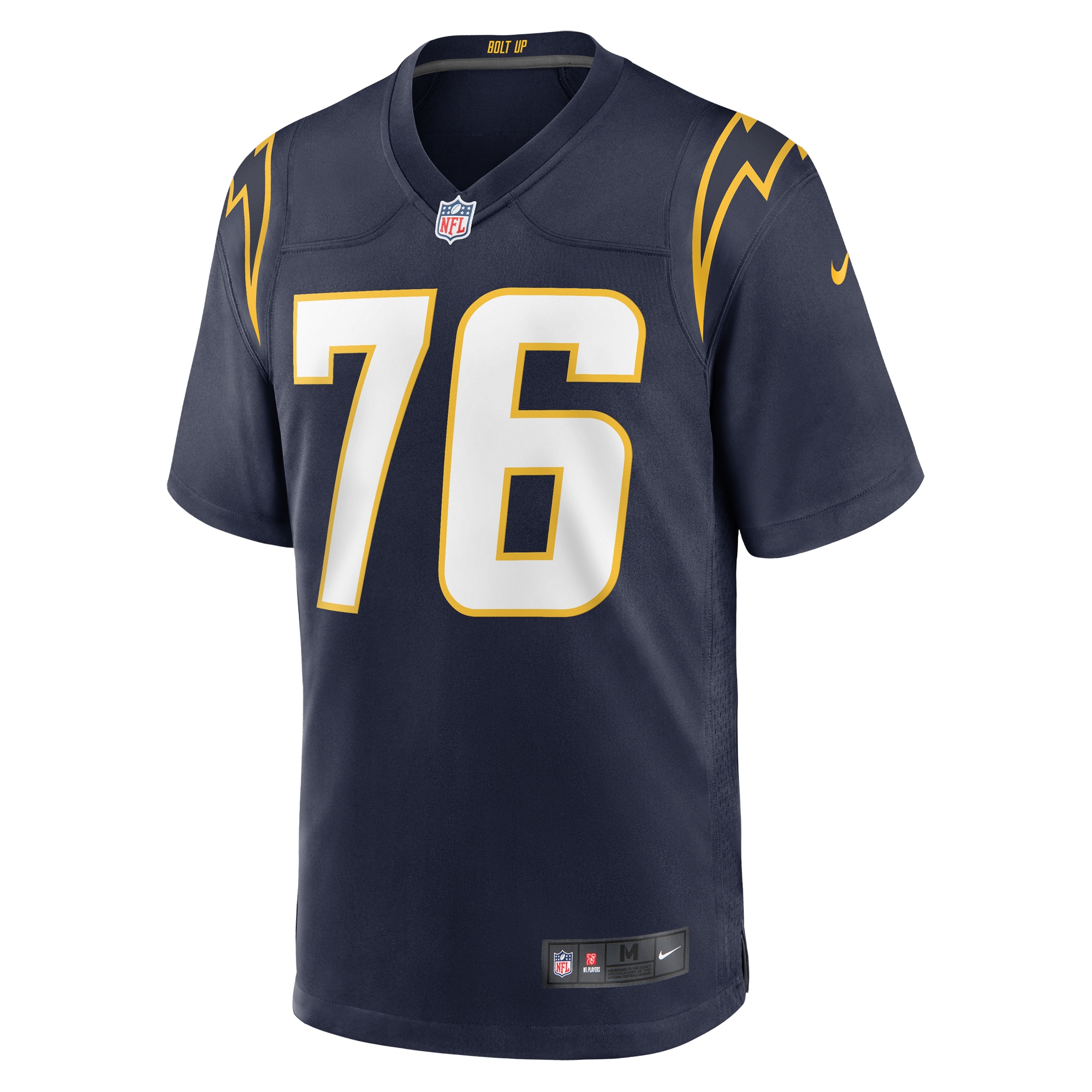 Alternative view of Men's Los Angeles Chargers Joe Alt Navy Player Game Jersey JS6863 nicesnker
