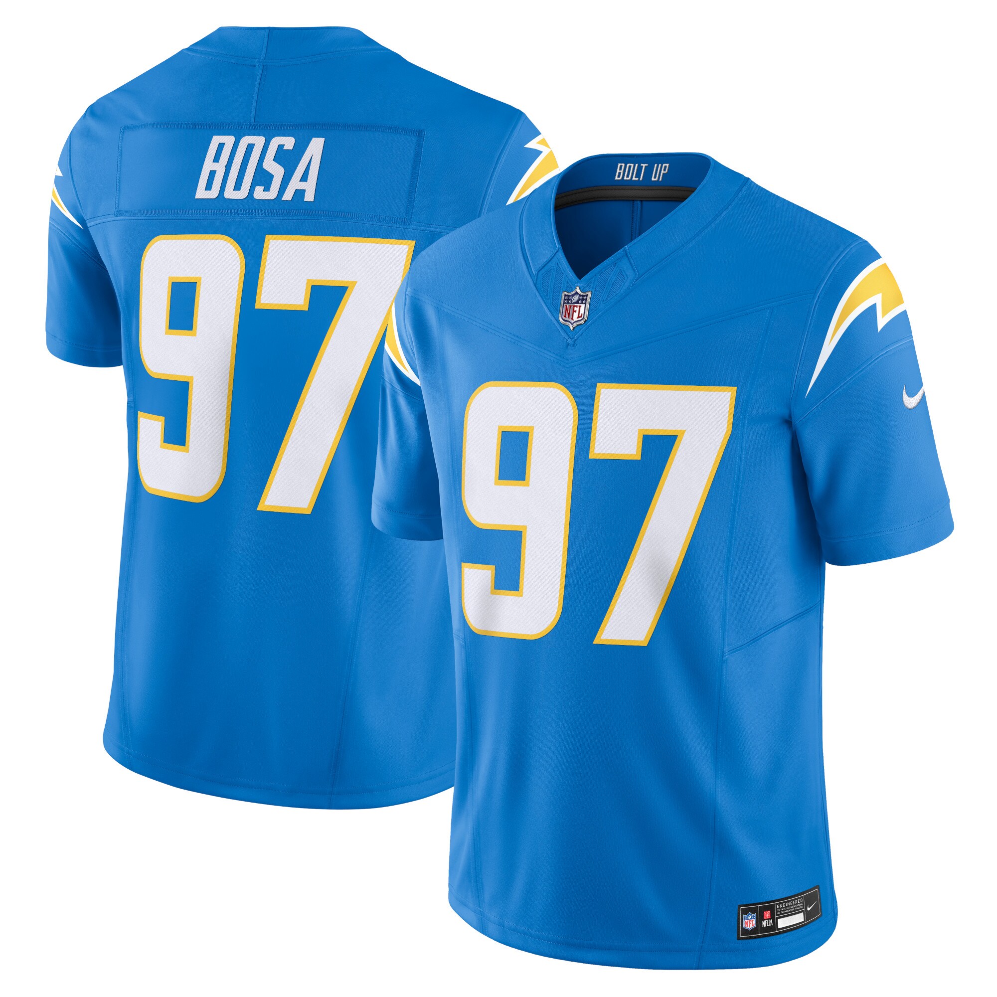 Men's Los Angeles Chargers Joey Bosa Powder Blue Vapor F.U.S.E. Limited Jersey JS5162 nicesnker