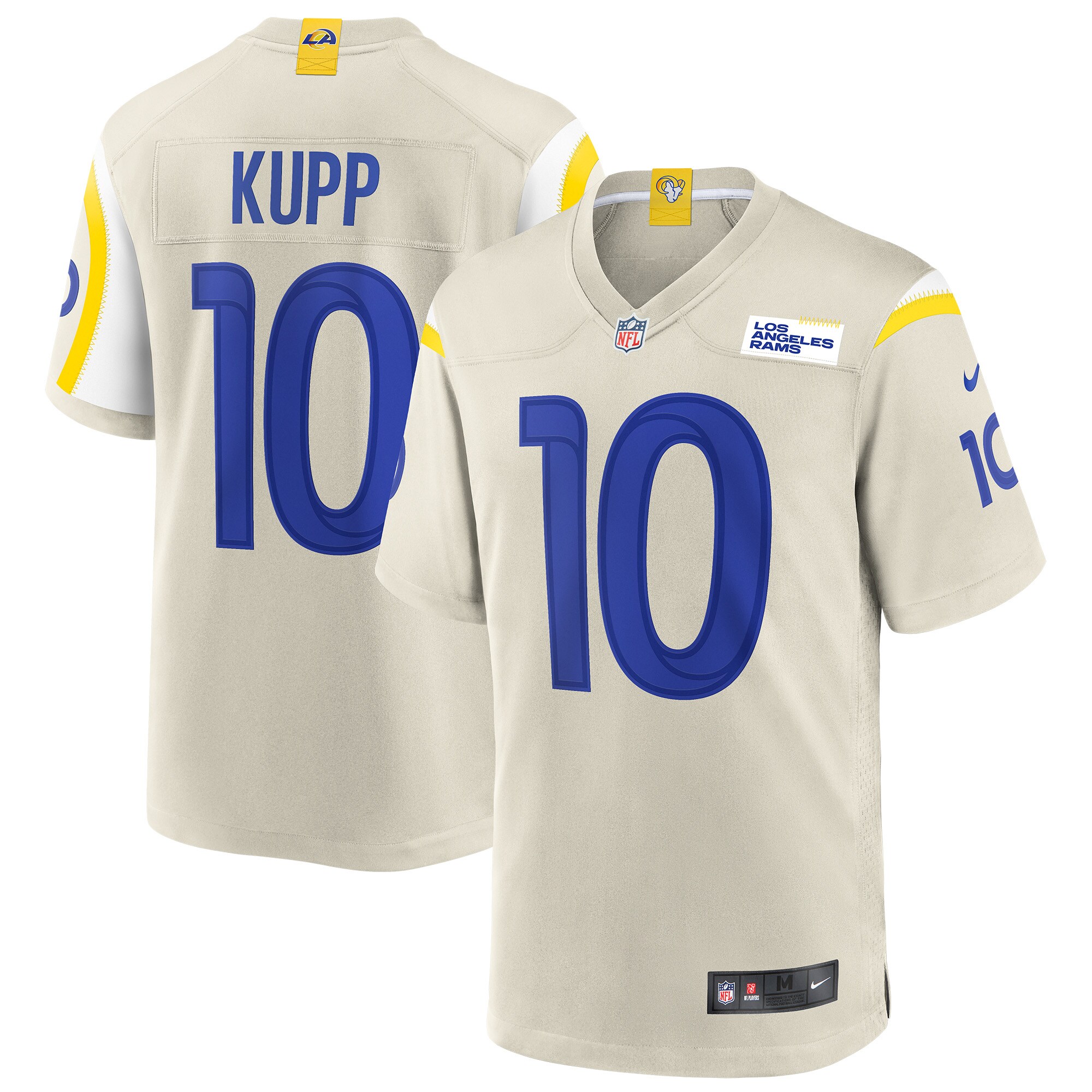 Men's Los Angeles Rams Cooper Kupp Bone Player Game Jersey JS2484 nicesnker