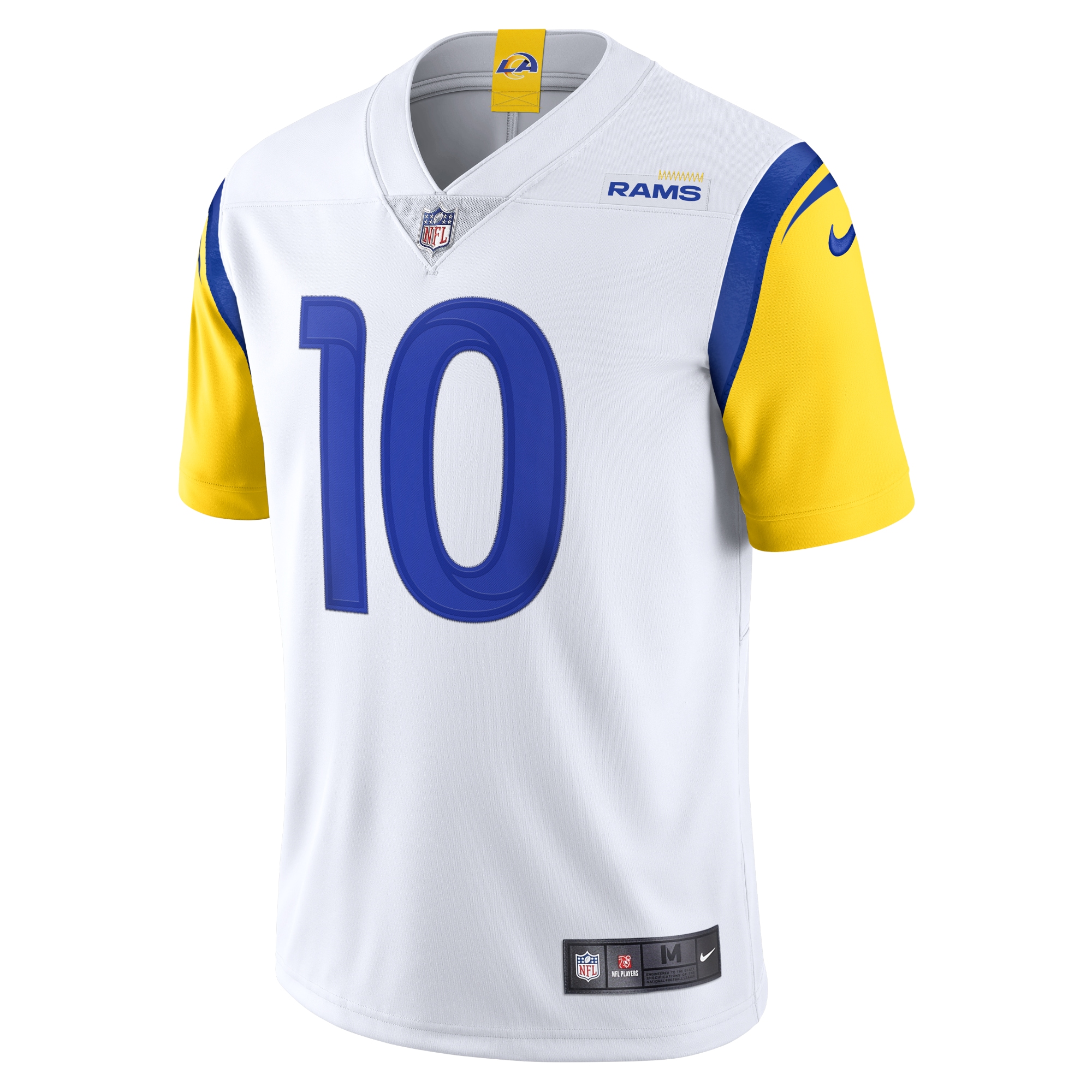 Alternative view of Men's Los Angeles Rams Cooper Kupp White Alternate Vapor Limited Jersey JS3857 nicesnker