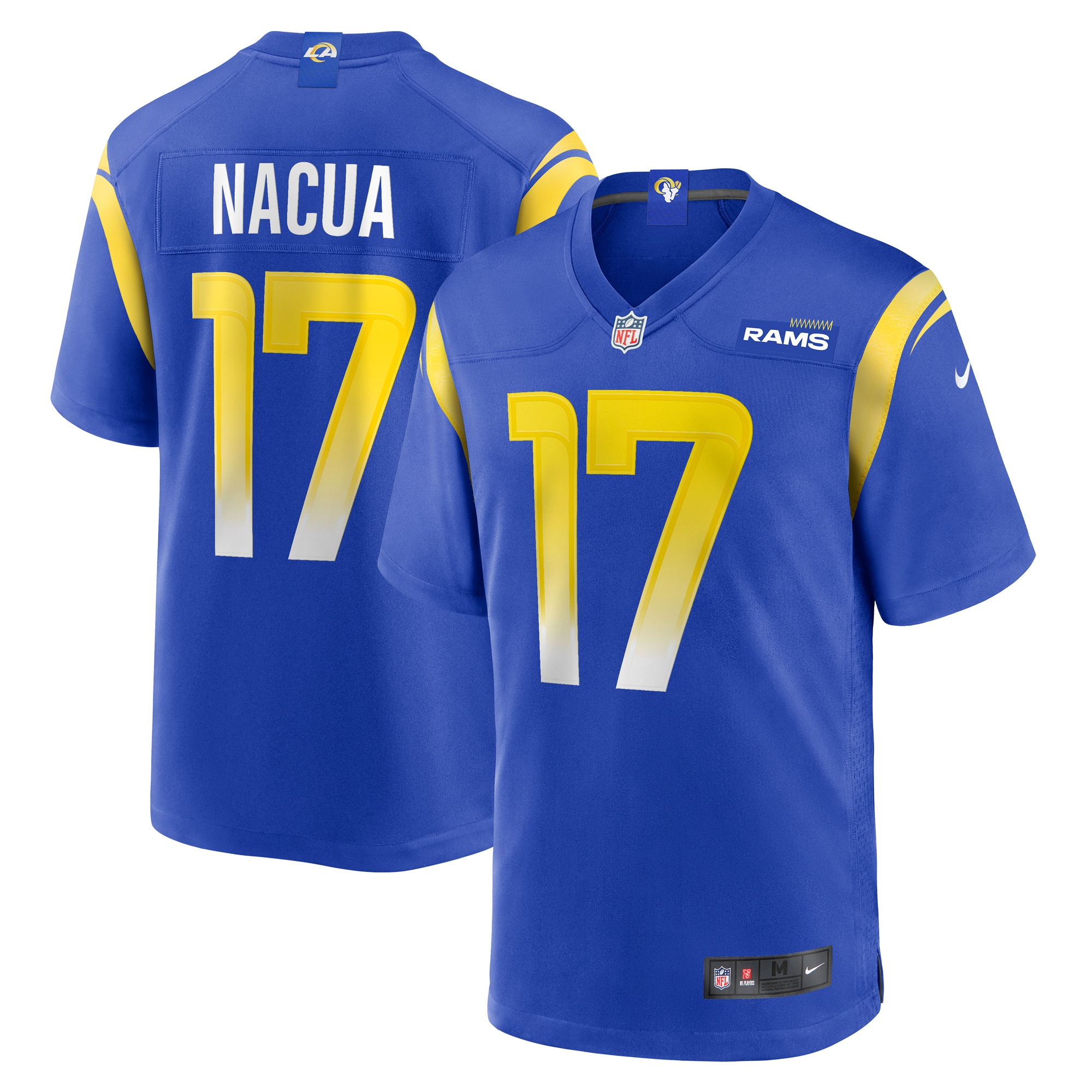 Men's Los Angeles Rams Puka Nacua Royal Home Game Jersey JS2663 nicesnker