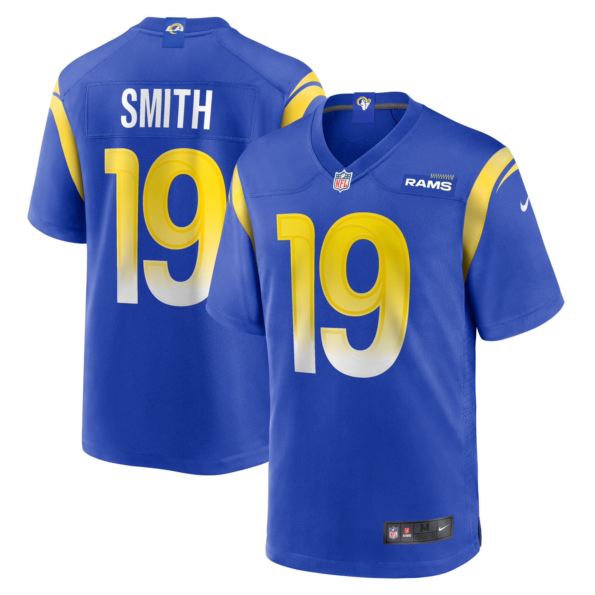 Men's Los Angeles Rams Xavier Smith Royal Home Game Jersey JS6495 nicesnker