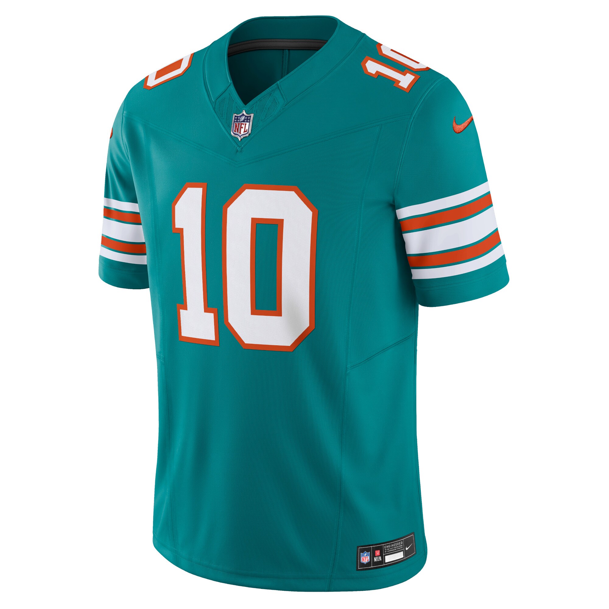 Alternative view of Men's Miami Dolphins Tyreek Hill Aqua Vapor F.U.S.E. Limited Jersey JS8707 nicesnker