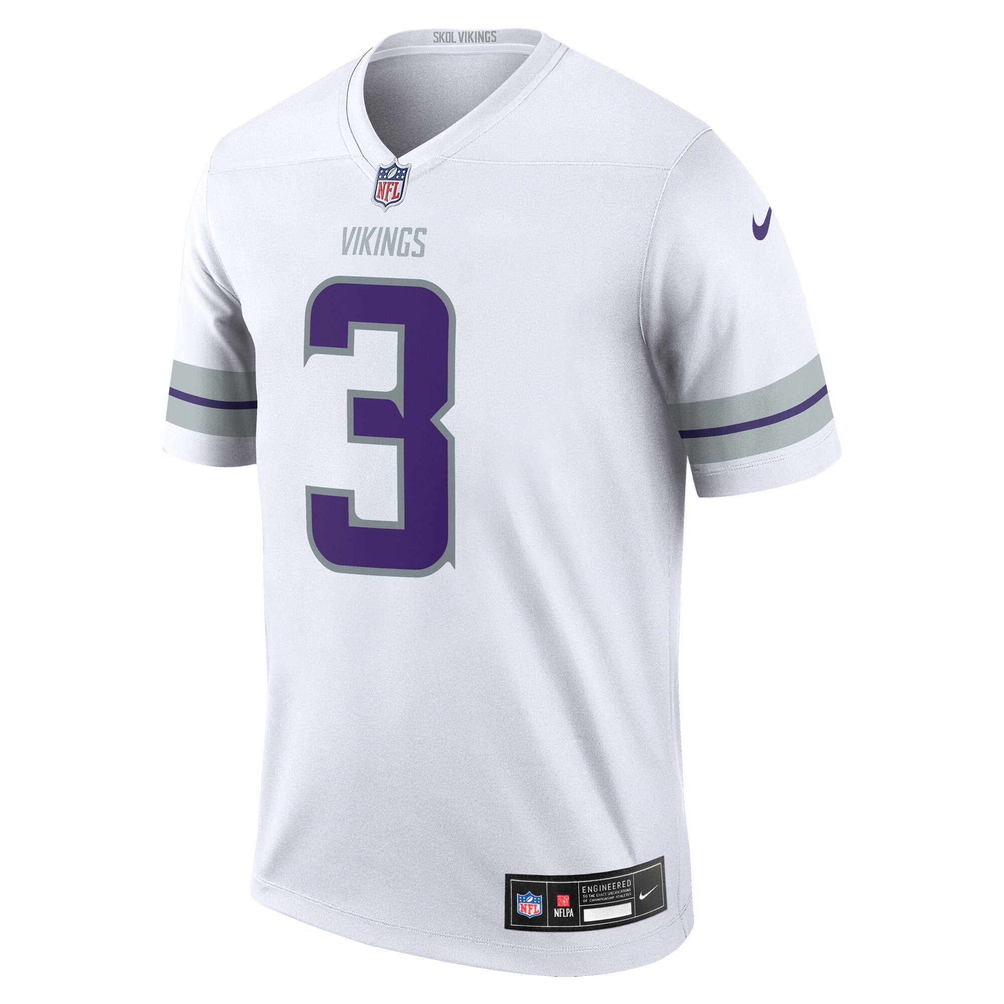 Alternative view of Men's Minnesota Vikings Addison White Alternate Legend Player Performance Top JS6846 nicesnker