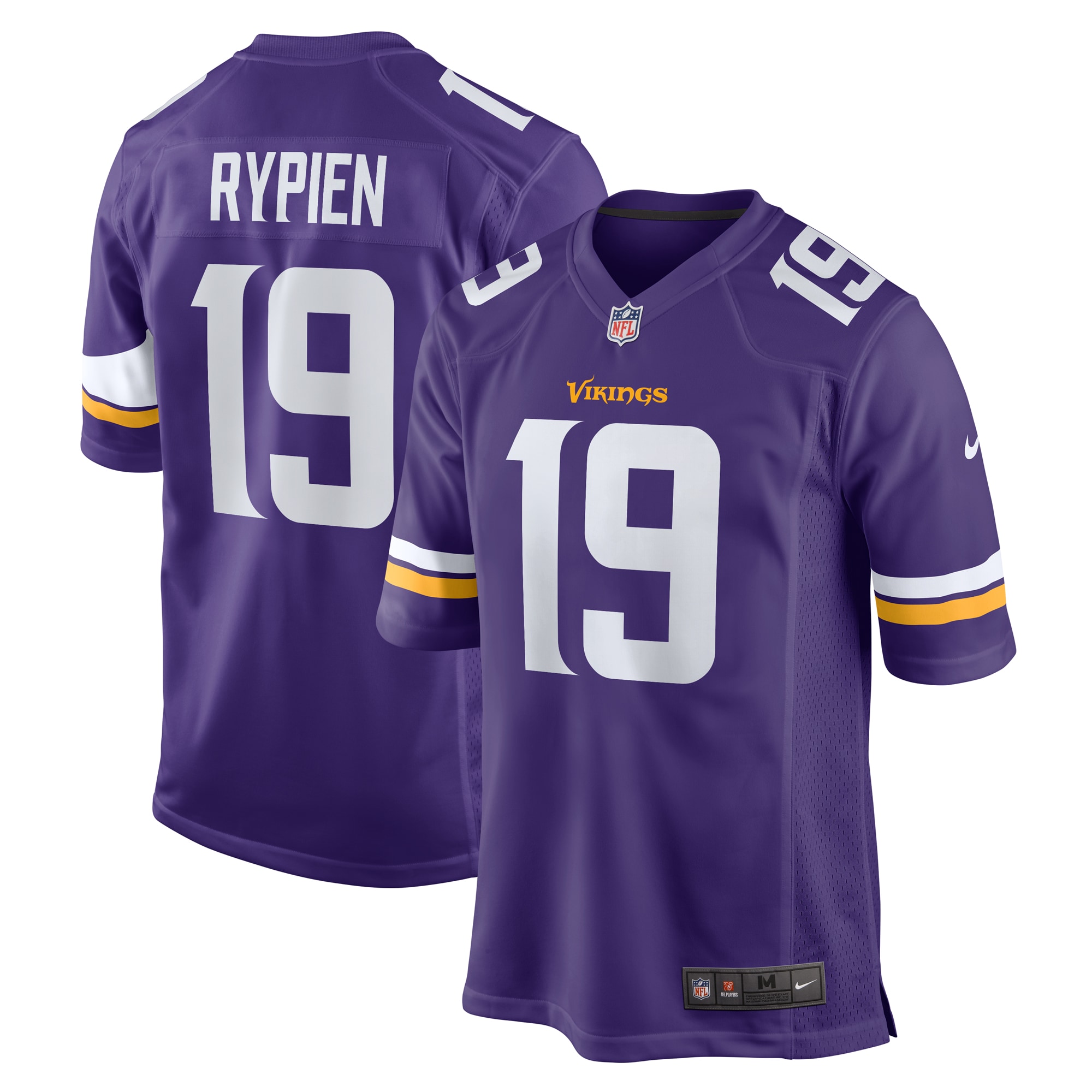 Men's Minnesota Vikings Brett Rypien Purple Game Jersey JS9452 nicesnker