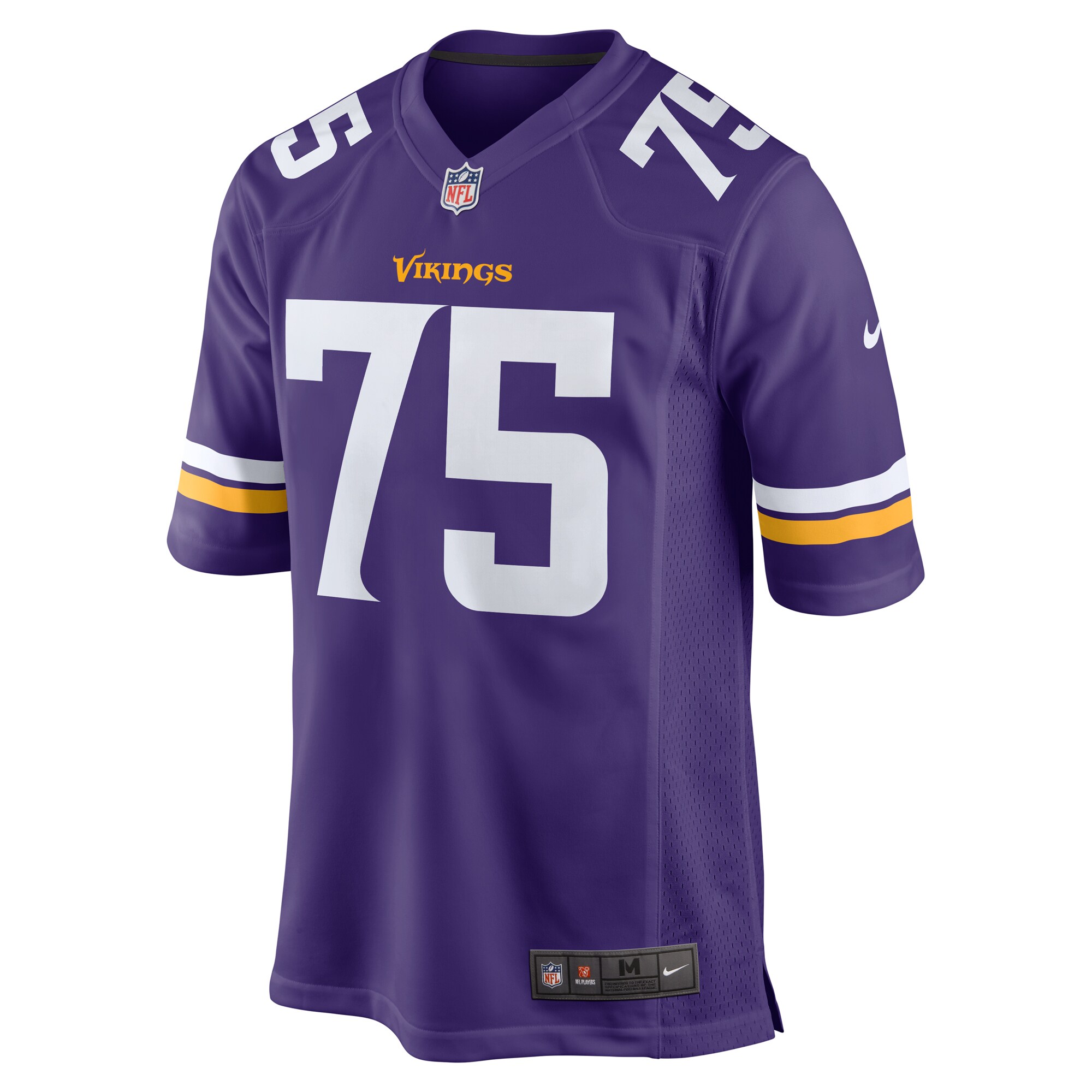 Alternative view of Men's Minnesota Vikings Brian O'Neill Purple Game Jersey JS4510 nicesnker