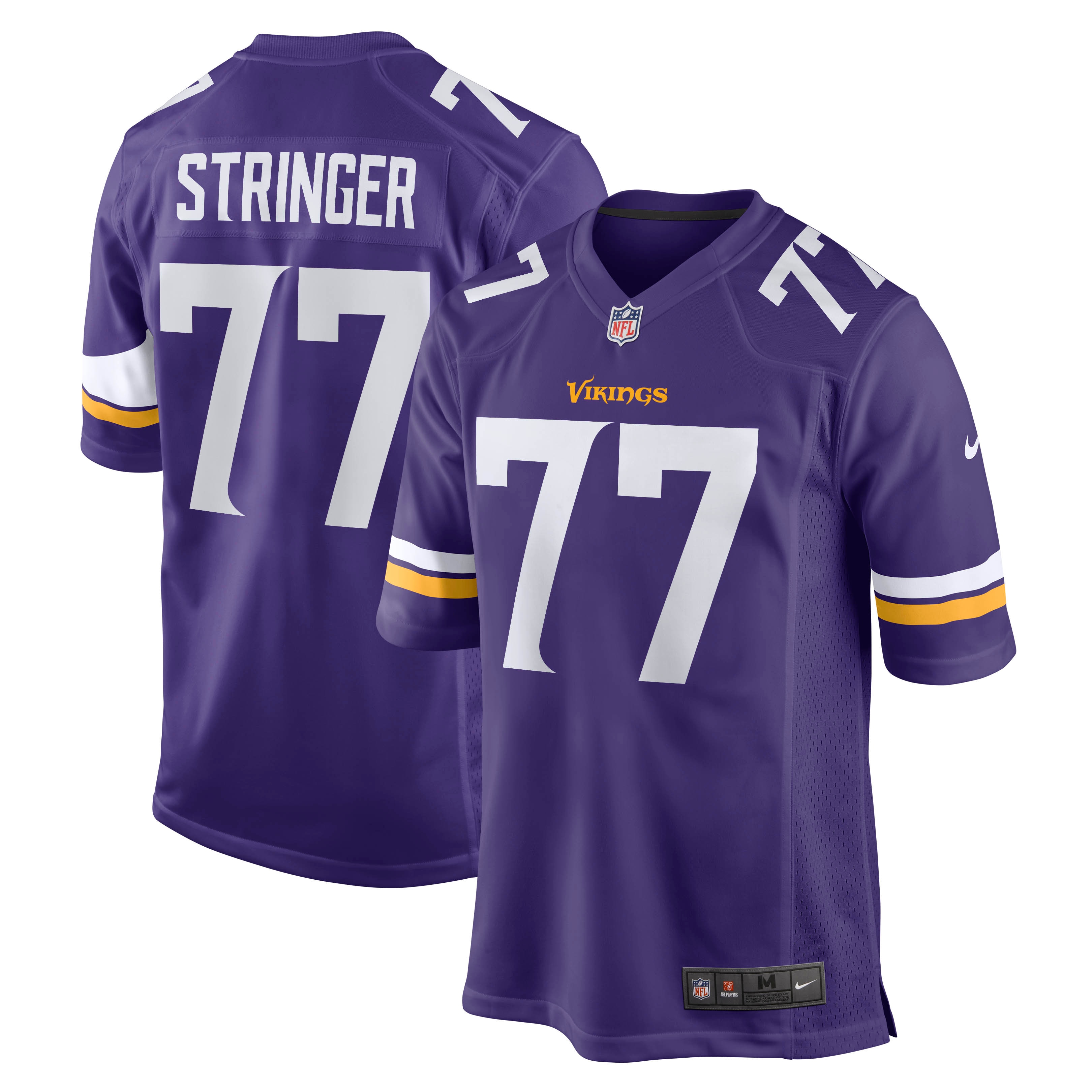 Men's Minnesota Vikings Korey Stringer Purple Retired Player Jersey JS5615 nicesnker