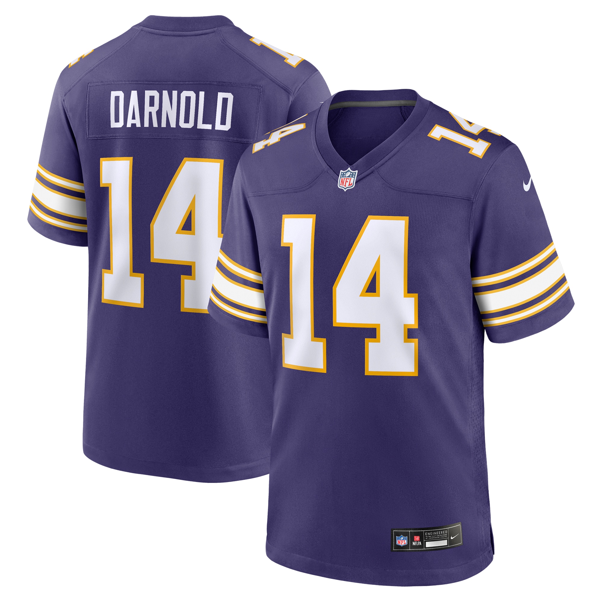 Men's Minnesota Vikings Sam Darnold Purple Alternate Game Jersey JS1791 nicesnker
