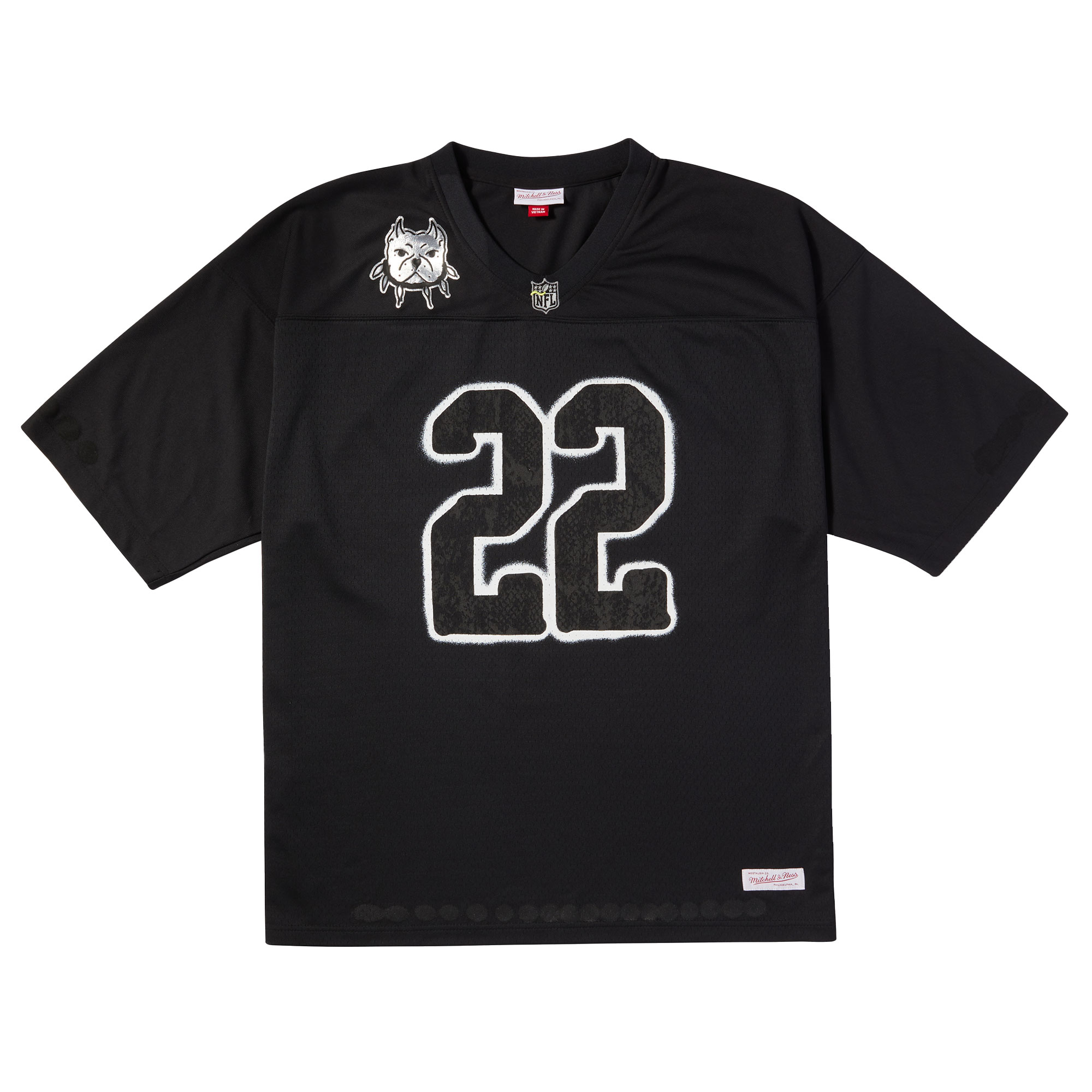 Alternative view of Men's Mitchell & Ness Black ?FL Por La Cultura x CHITO Limited Edition Jersey JS5563 nicesnker