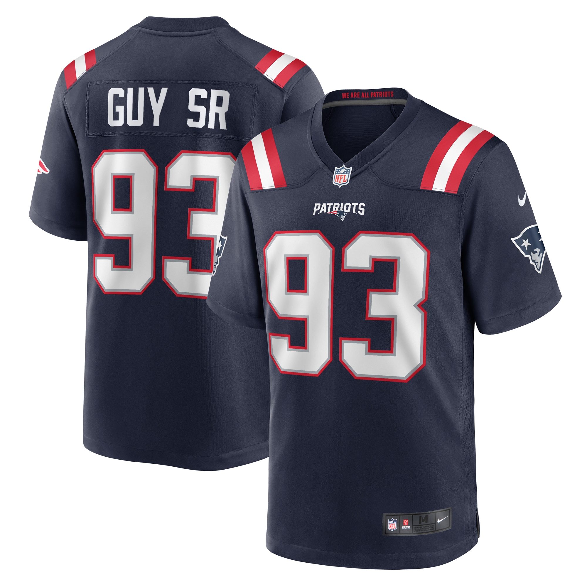 Men's New England Patriots Lawrence Guy Navy Team Game Jersey JS7478 nicesnker