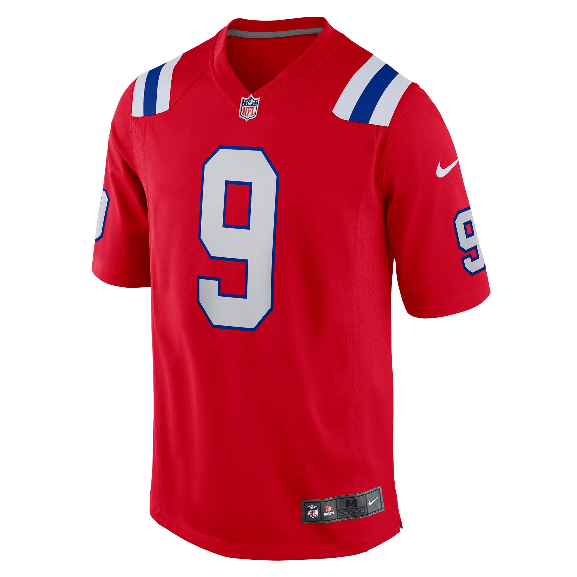 Alternative view of Men's New England Patriots Matthew Judon Red Game Jersey JS3299 nicesnker
