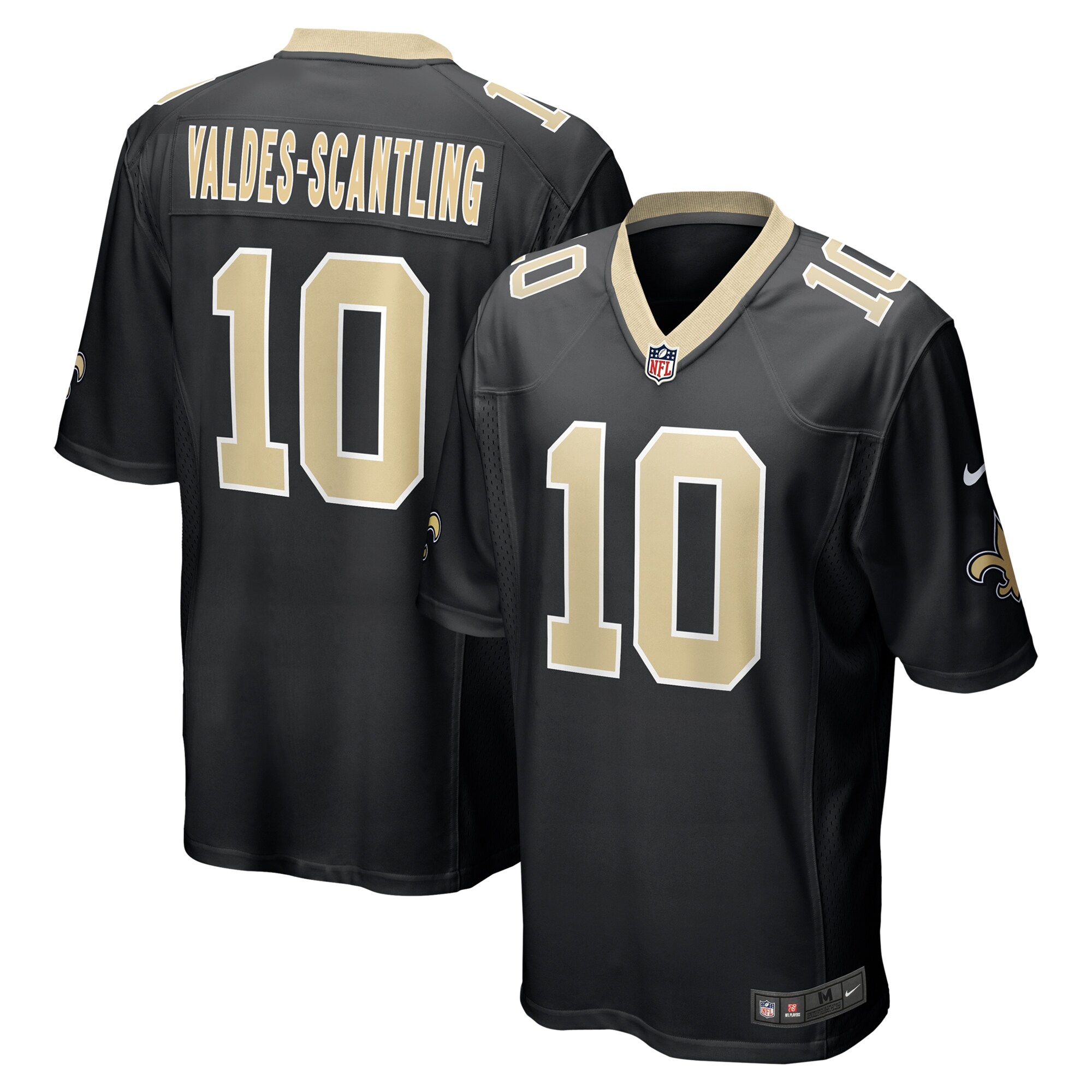 Men's New Orleans Saints Marquez Valdes-Scantling Black Game Jersey JS7457 nicesnker