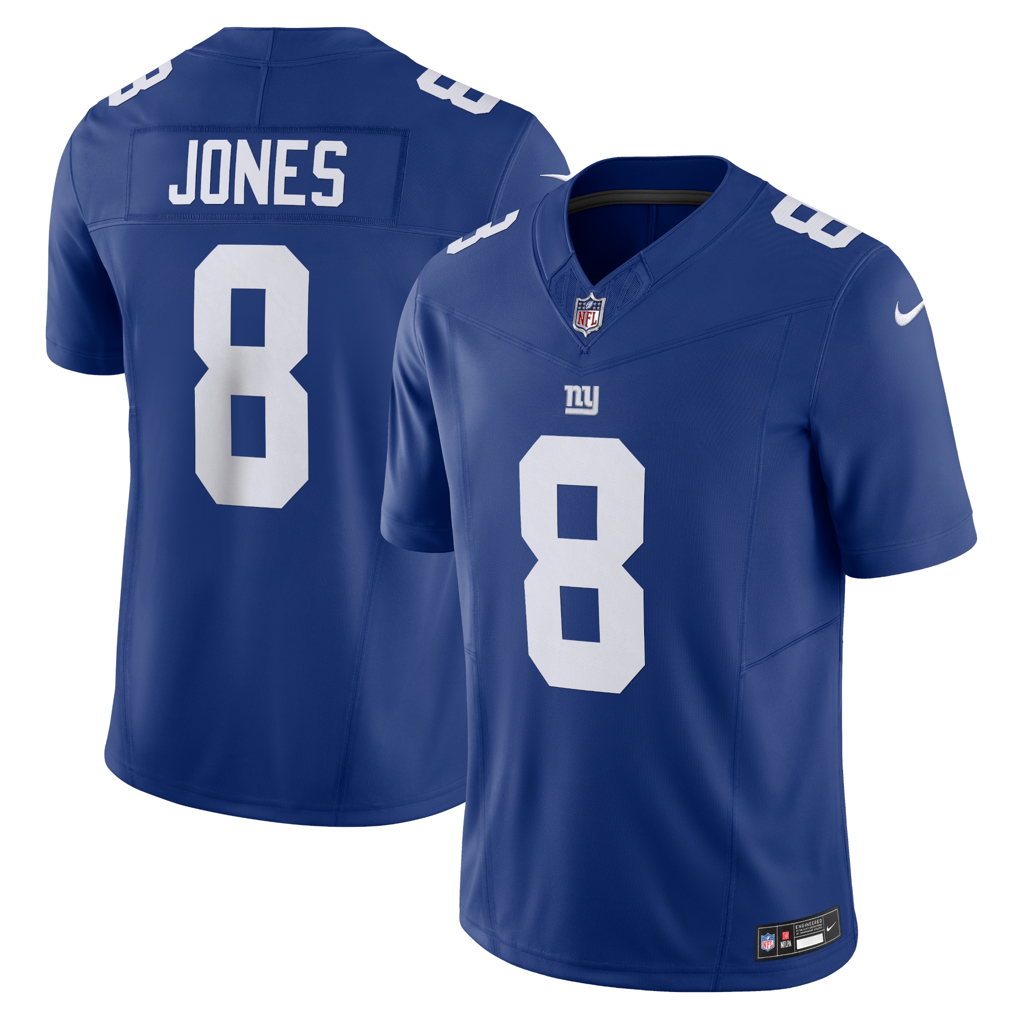 Men's New York Giants Daniel Jones Royal Vapor F.U.S.E. Limited Jersey JS7293 nicesnker