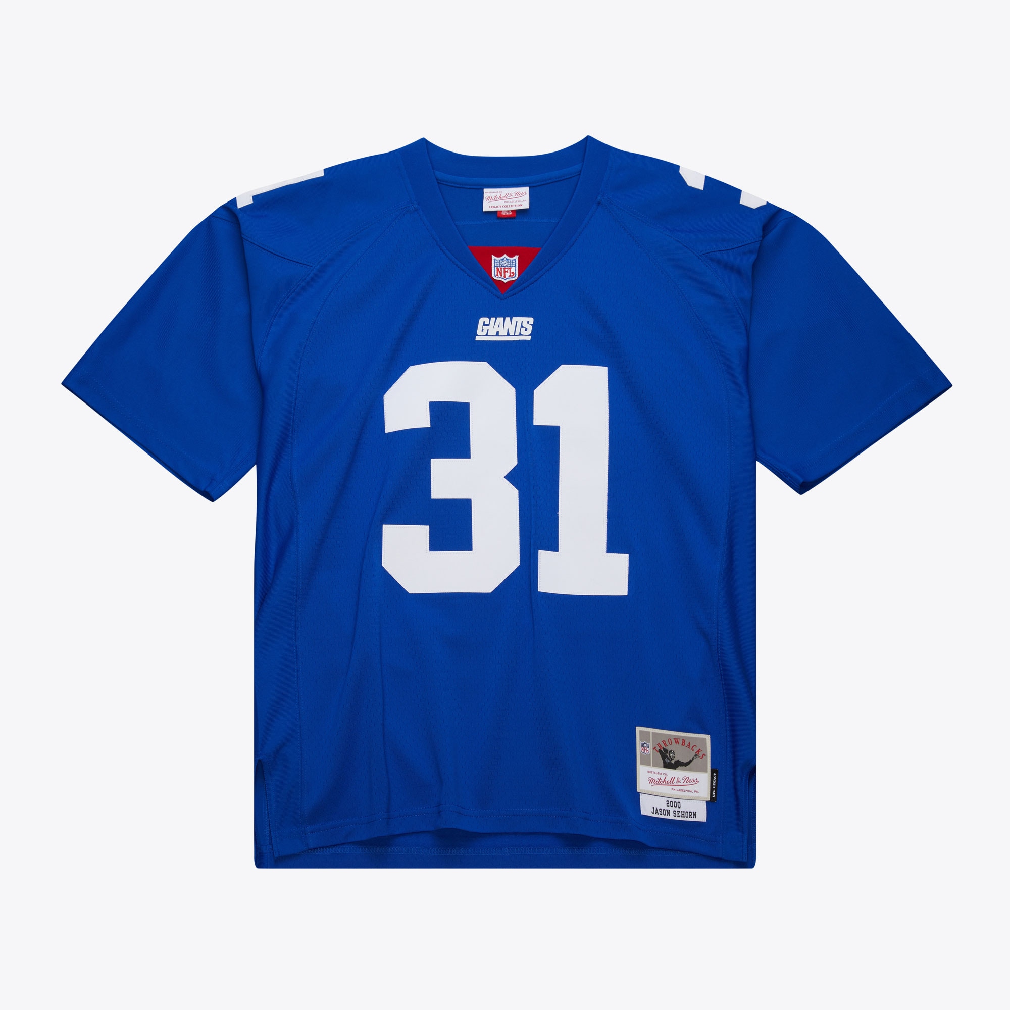 Men's New York Giants Jason Sehorn Mitchell & Ness Royal 2000 Legacy Jersey JS2330 nicesnker