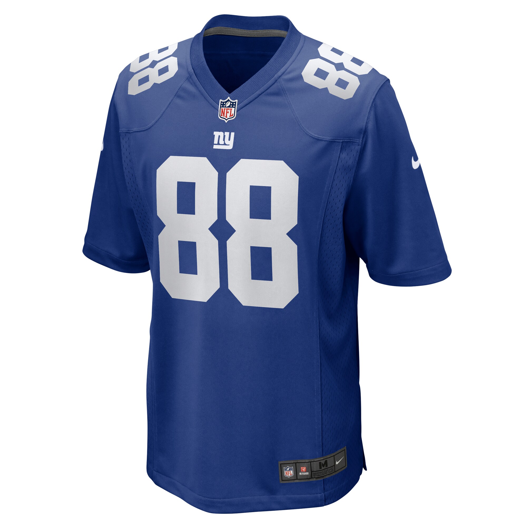 Alternative view of Men's New York Giants Jaydon Mickens Royal Team Game Jersey JS2548 nicesnker