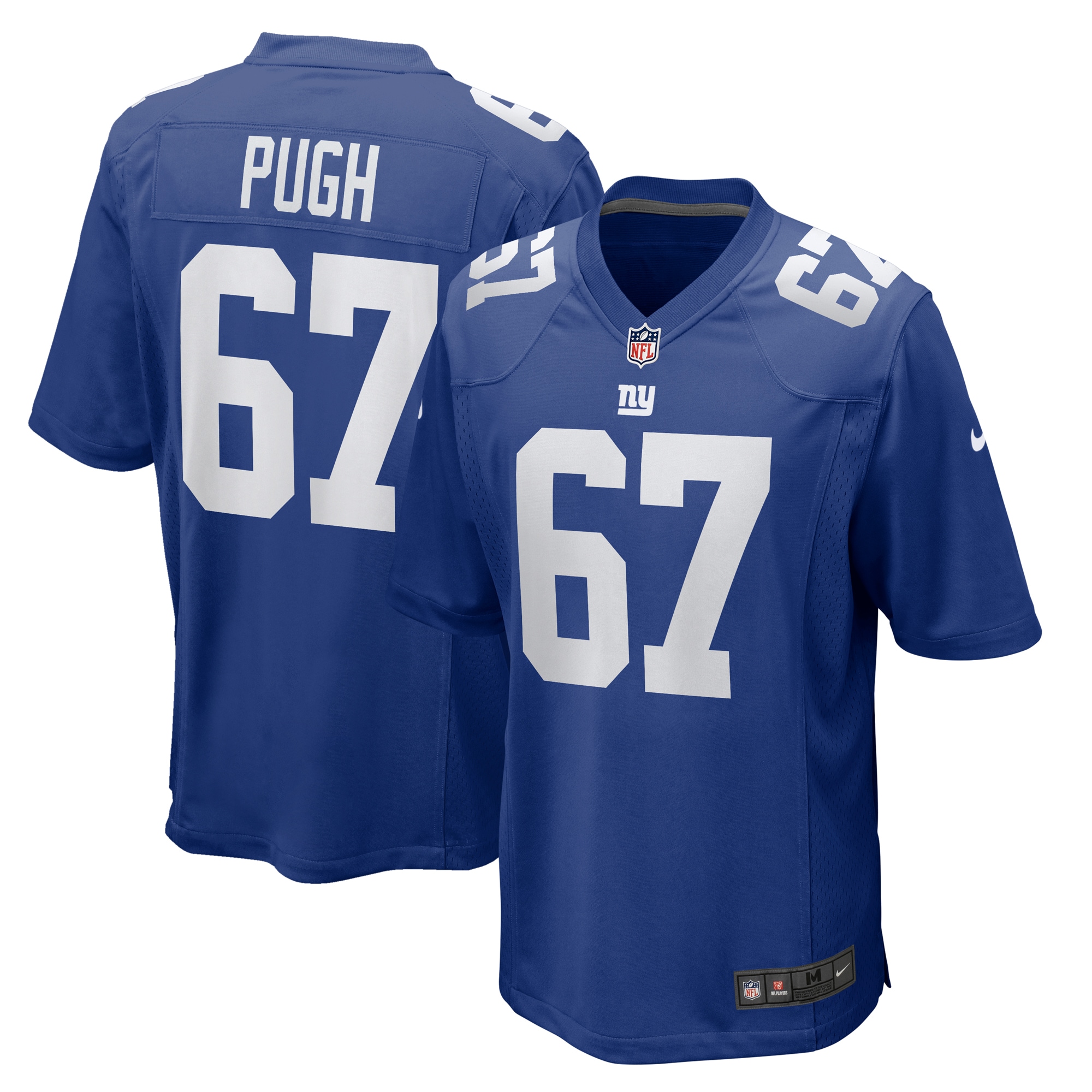 Men's New York Giants Justin Pugh Royal Game Jersey JS9584 nicesnker