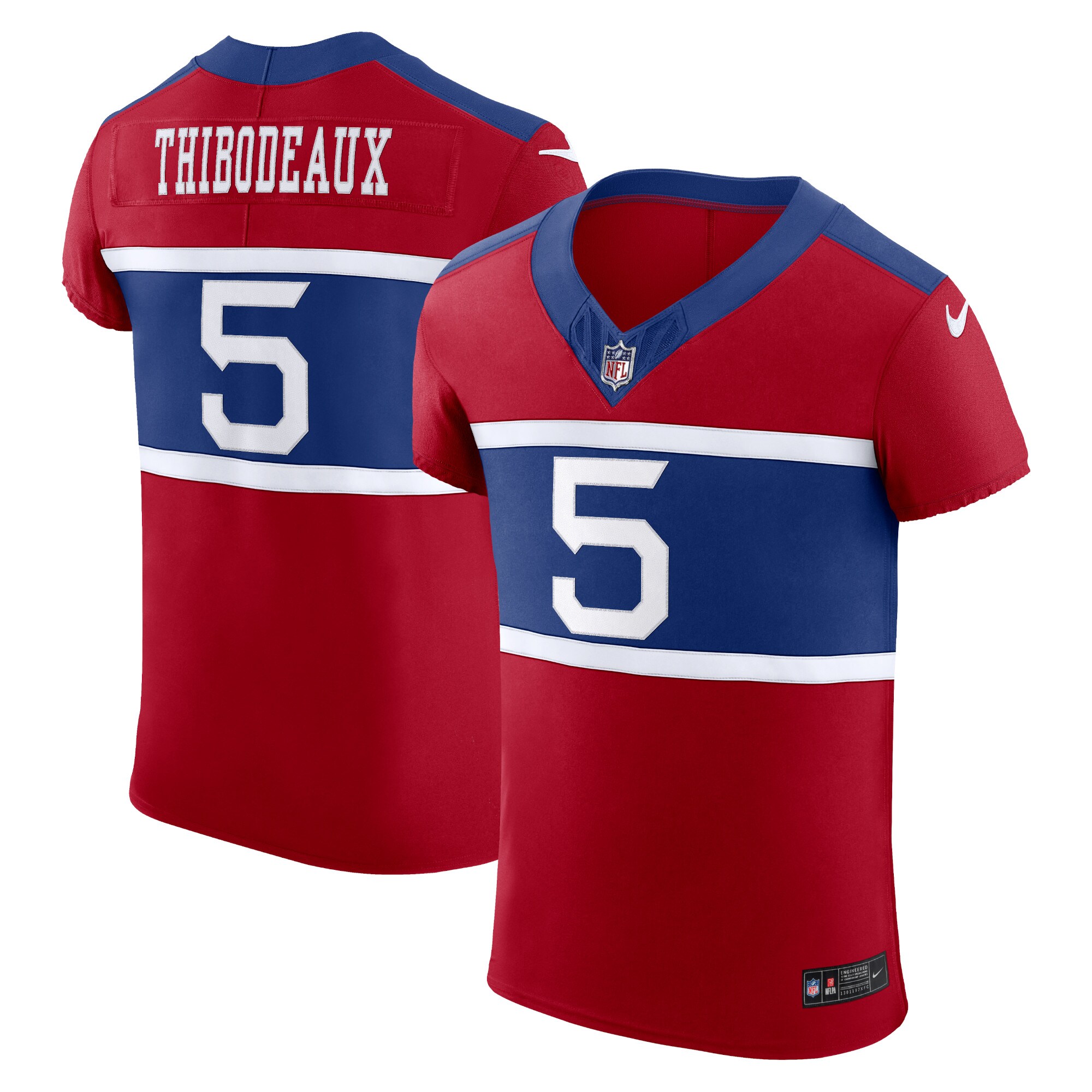 Men's New York Giants Kayvon Thibodeaux Century Red Alternate Vapor F.U.S.E. Elite Player Jersey JS2302 nicesnker