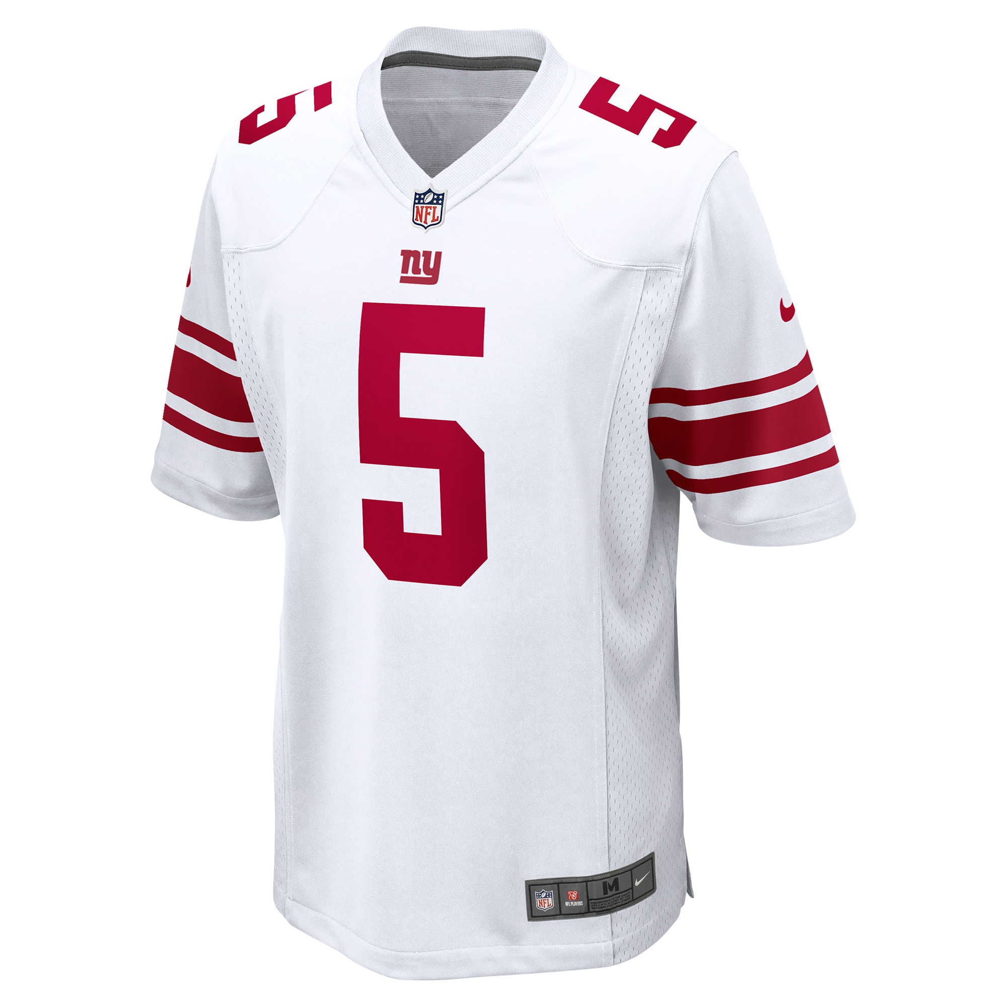 Alternative view of Men's New York Giants Kayvon Thibodeaux White Player Game Jersey JS9749 nicesnker