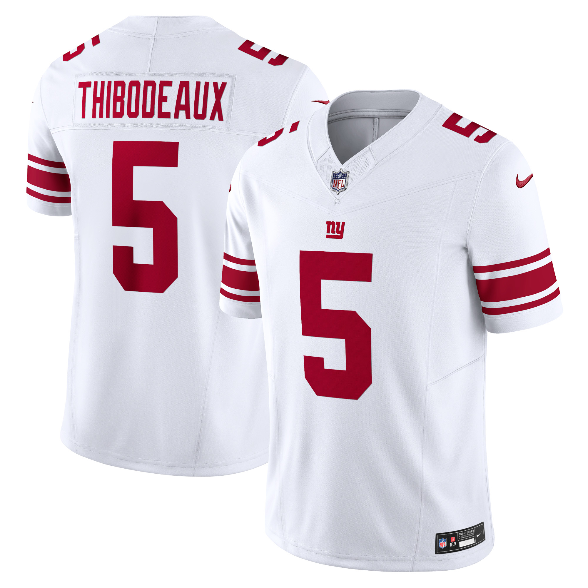 Men's New York Giants Kayvon Thibodeaux White Vapor F.U.S.E. Limited Jersey JS4069 nicesnker