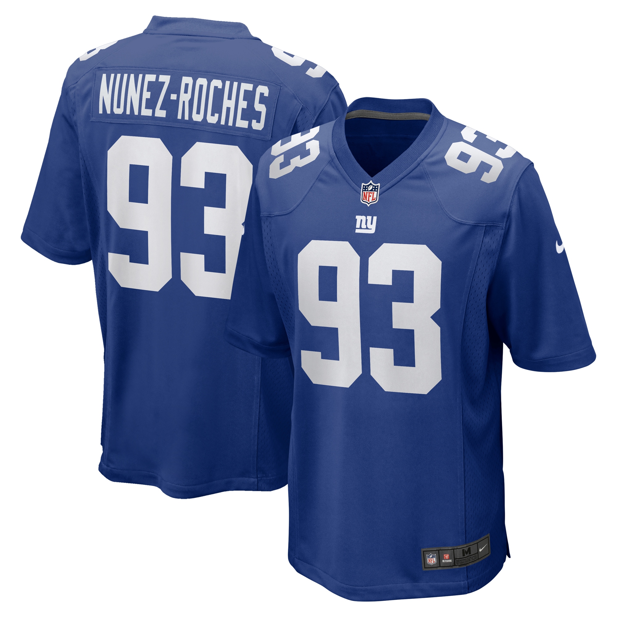 Men's New York Giants Rakeem Nunez-Roches Royal Game Player Jersey JS7369 nicesnker