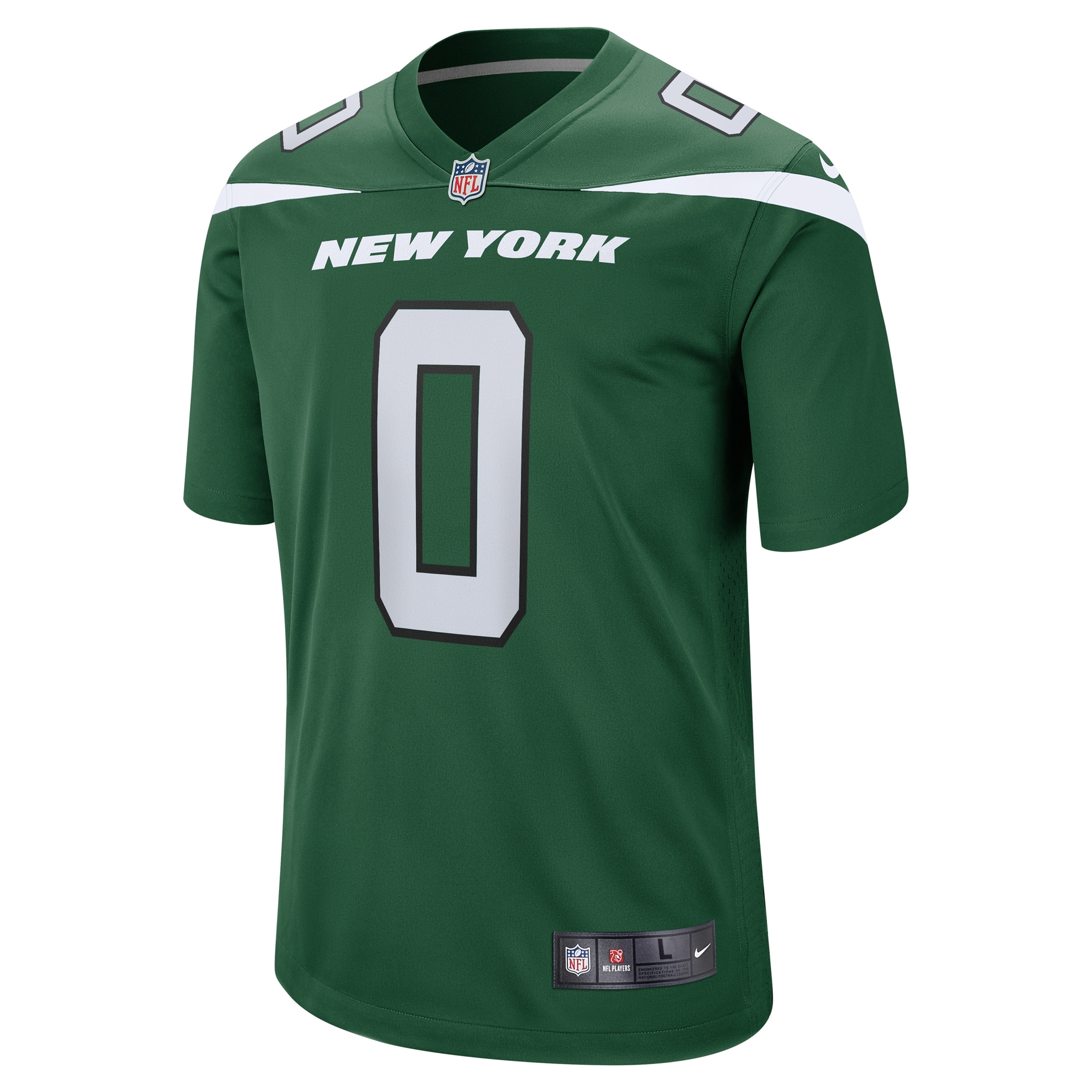 Alternative view of Men's New York Jets Adrian Amos Gotham Green Game Jersey JS1935 nicesnker