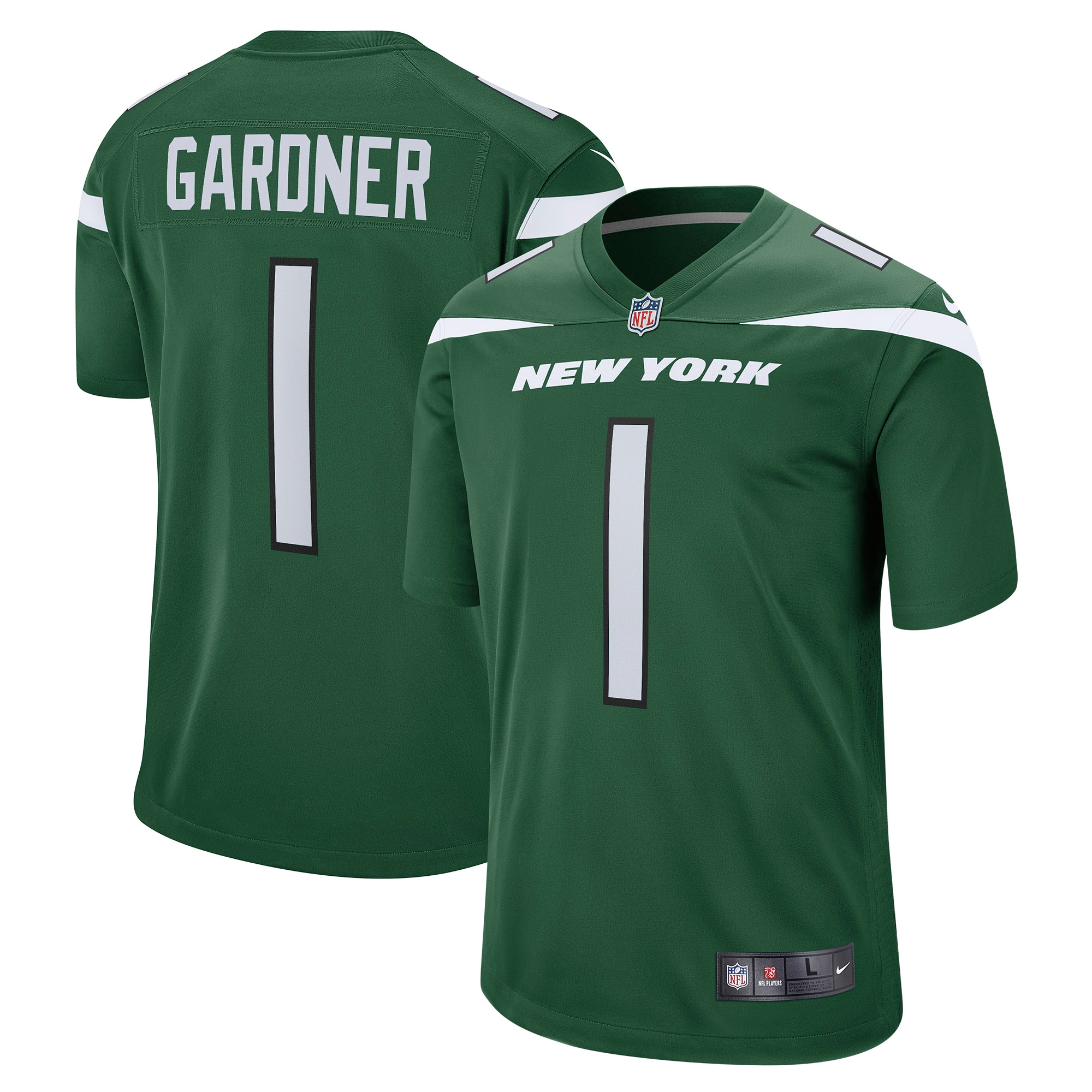 Men's New York Jets Ahmad Sauce Gardner Green Player Game Jersey JS6409 nicesnker