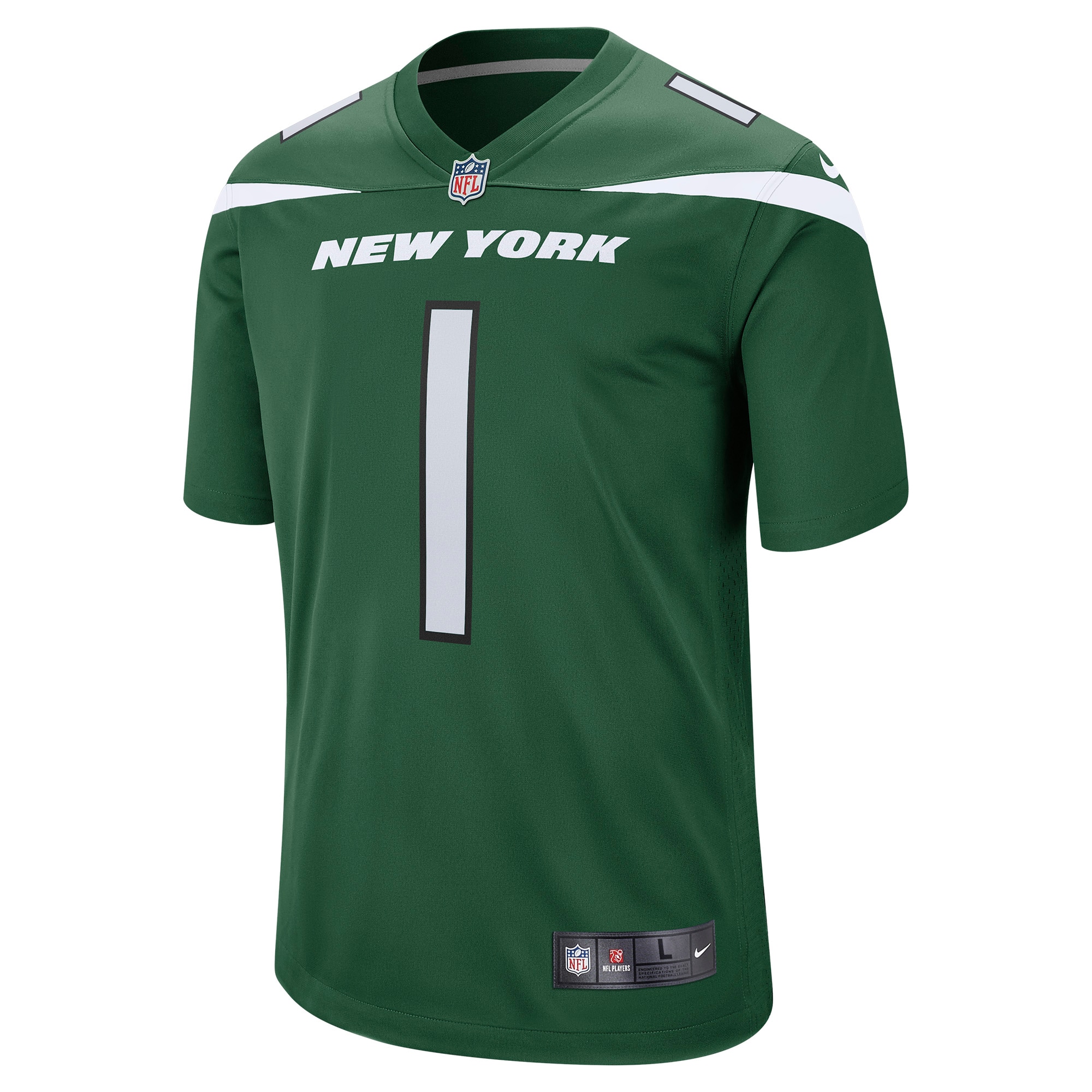Alternative view of Men's New York Jets Ahmad Sauce Gardner Green Player Game Jersey JS6409 nicesnker