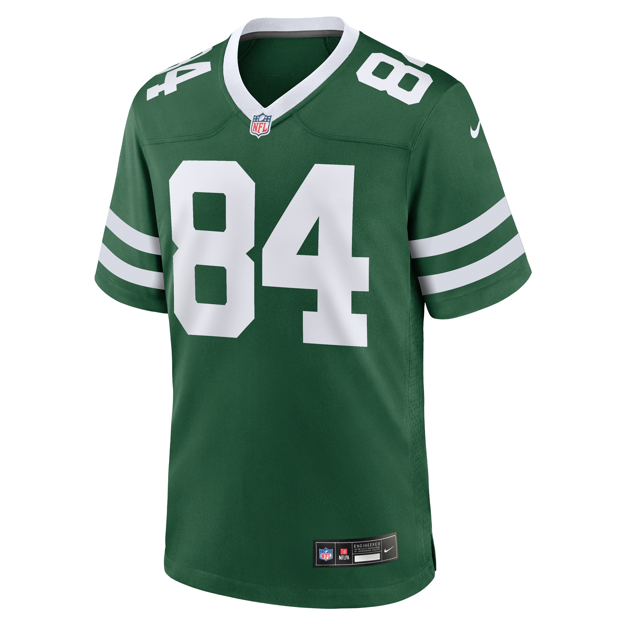 Alternative view of Men's New York Jets Brenden Bates Legacy Green Team Game Jersey JS8986 nicesnker