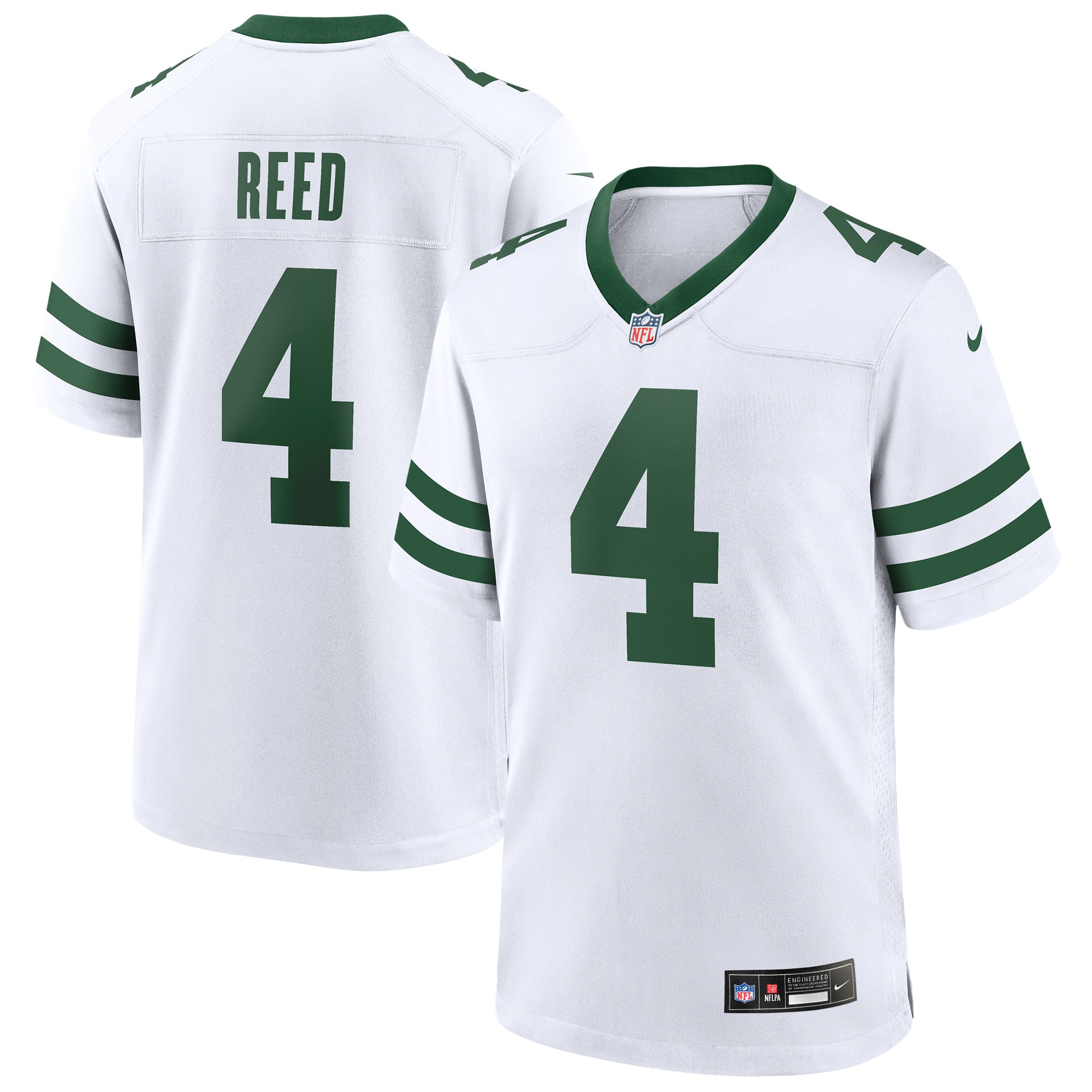 Men's New York Jets D.J. Reed Legacy White Game Jersey JS6934 nicesnker