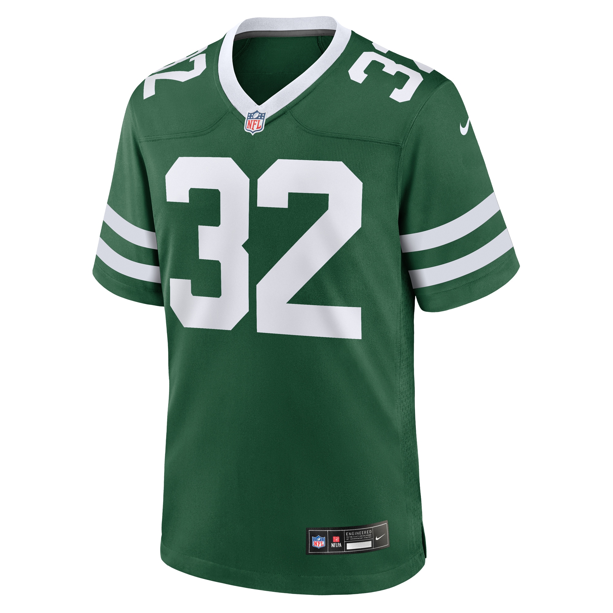 Alternative view of Men's New York Jets Isaiah Davis Legacy Green Team Game Jersey JS2523 nicesnker