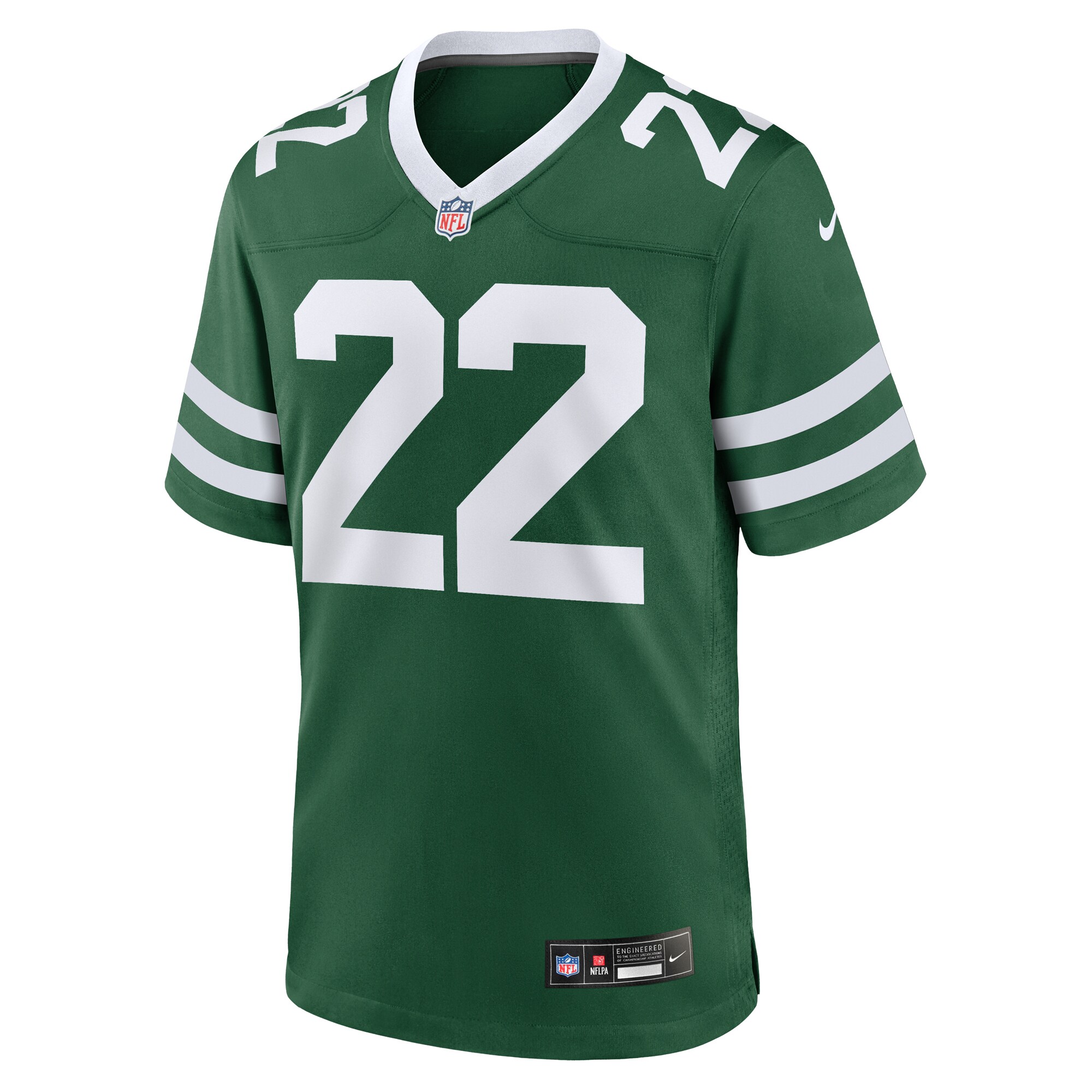 Alternative view of Men's New York Jets Tony Adams Legacy Green Team Game Jersey JS1373 nicesnker