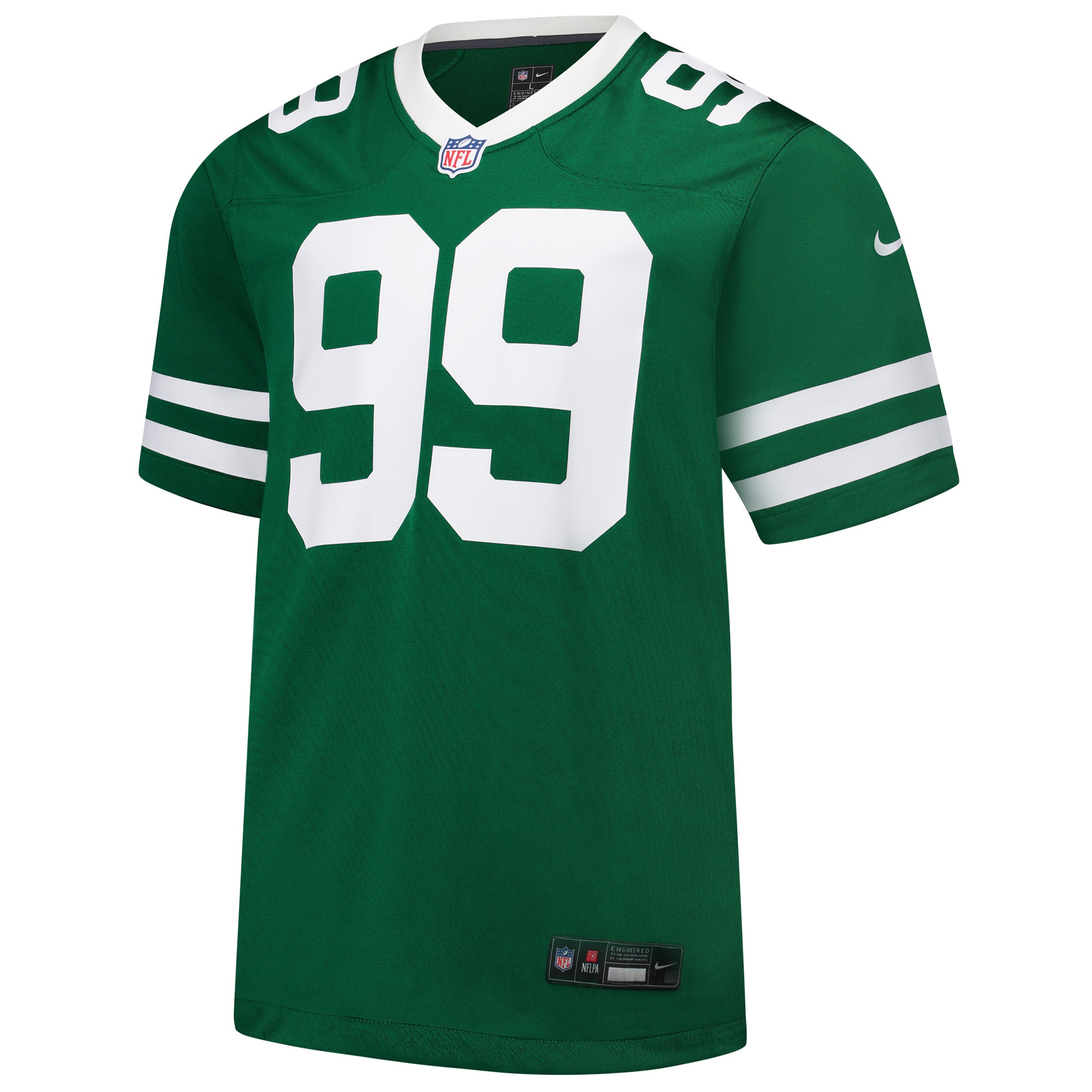 Alternative view of Men's New York Jets Will McDonald IV Legacy Green Team Game Jersey JS1545 nicesnker