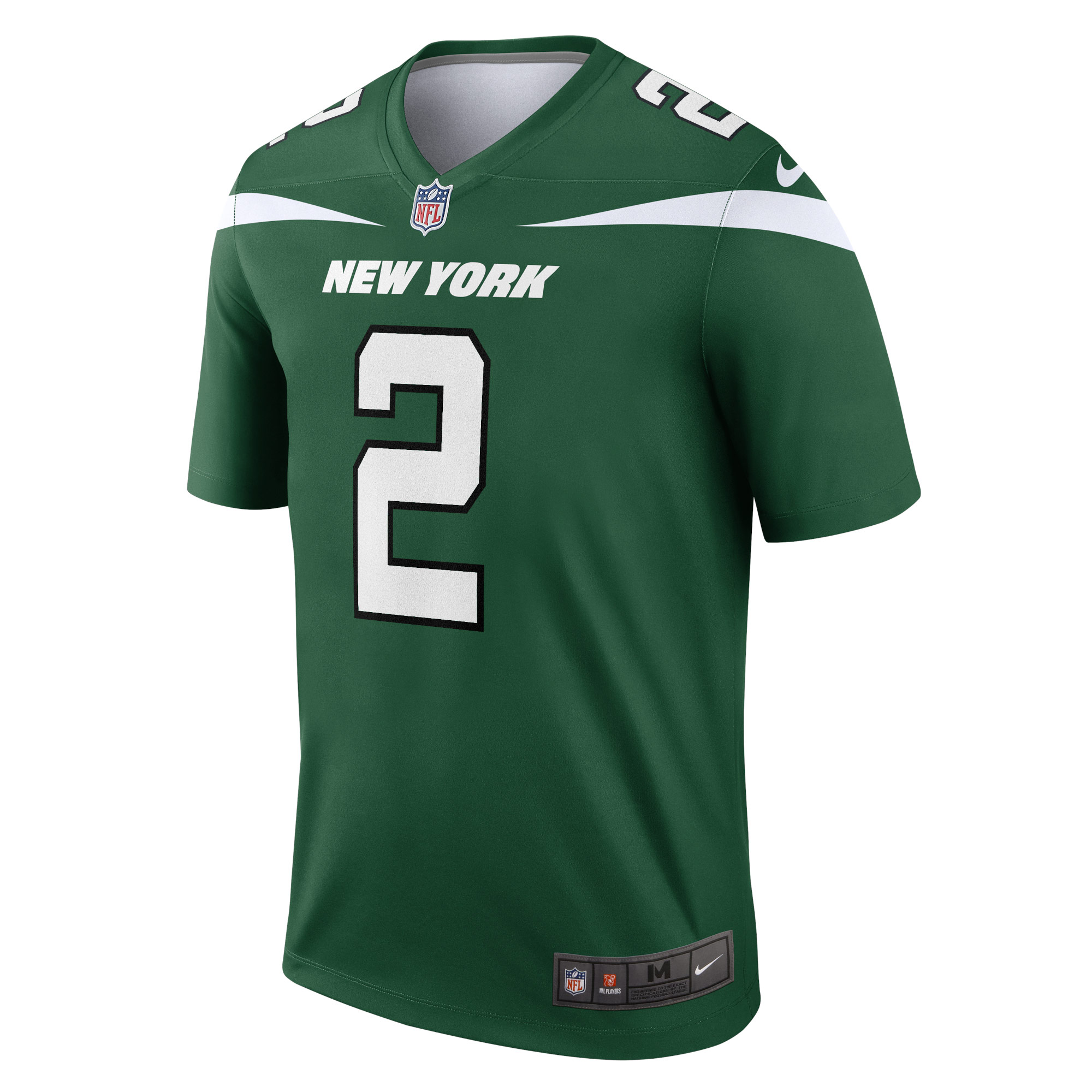 Alternative view of Men's New York Jets Zach Wilson Gotham Green Team Legend Player Performance Top JS6328 nicesnker