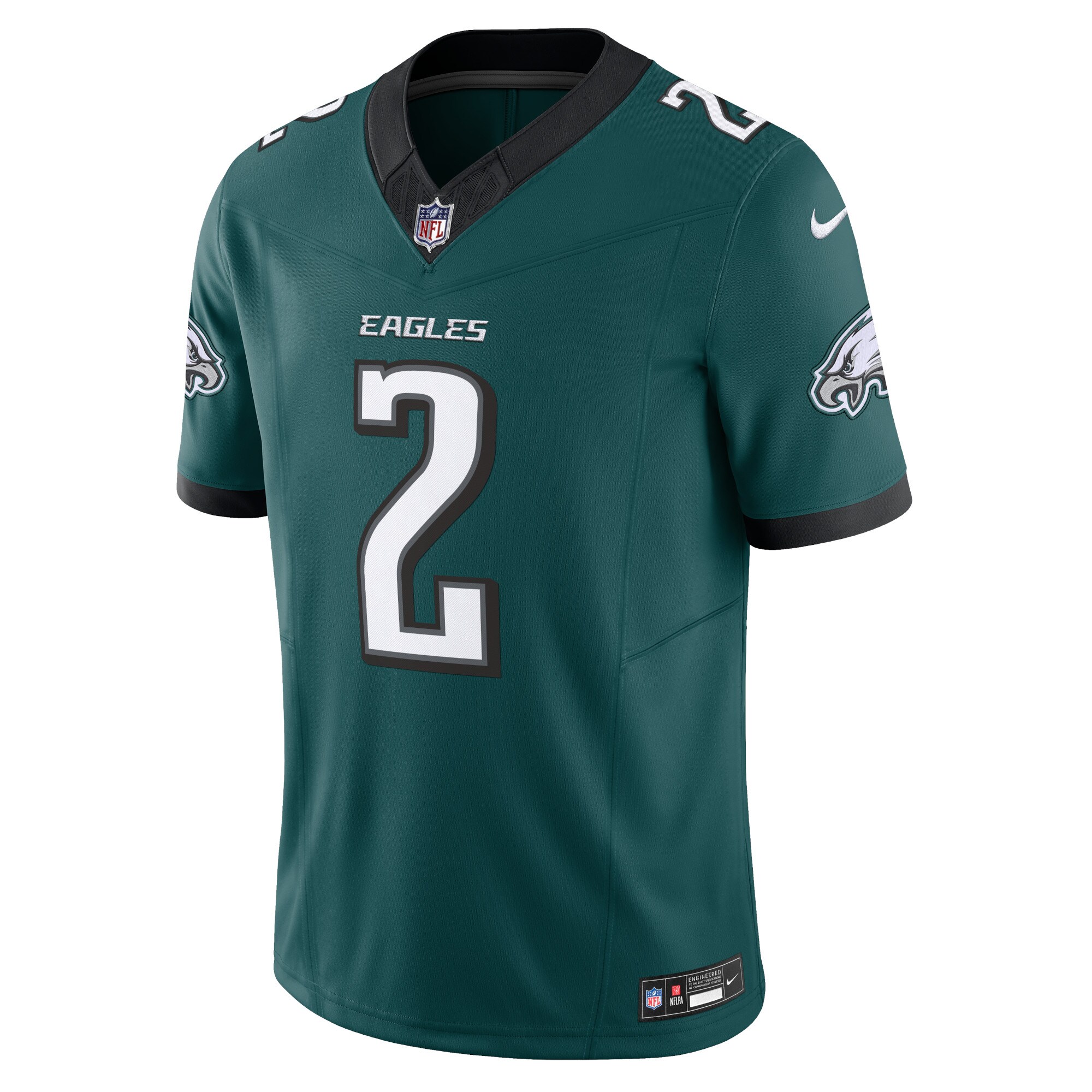 Alternative view of Men's Philadelphia Eagles Darius Slay Jr. Midnight Green Vapor F.U.S.E. Limited Jersey JS8094 nicesnker