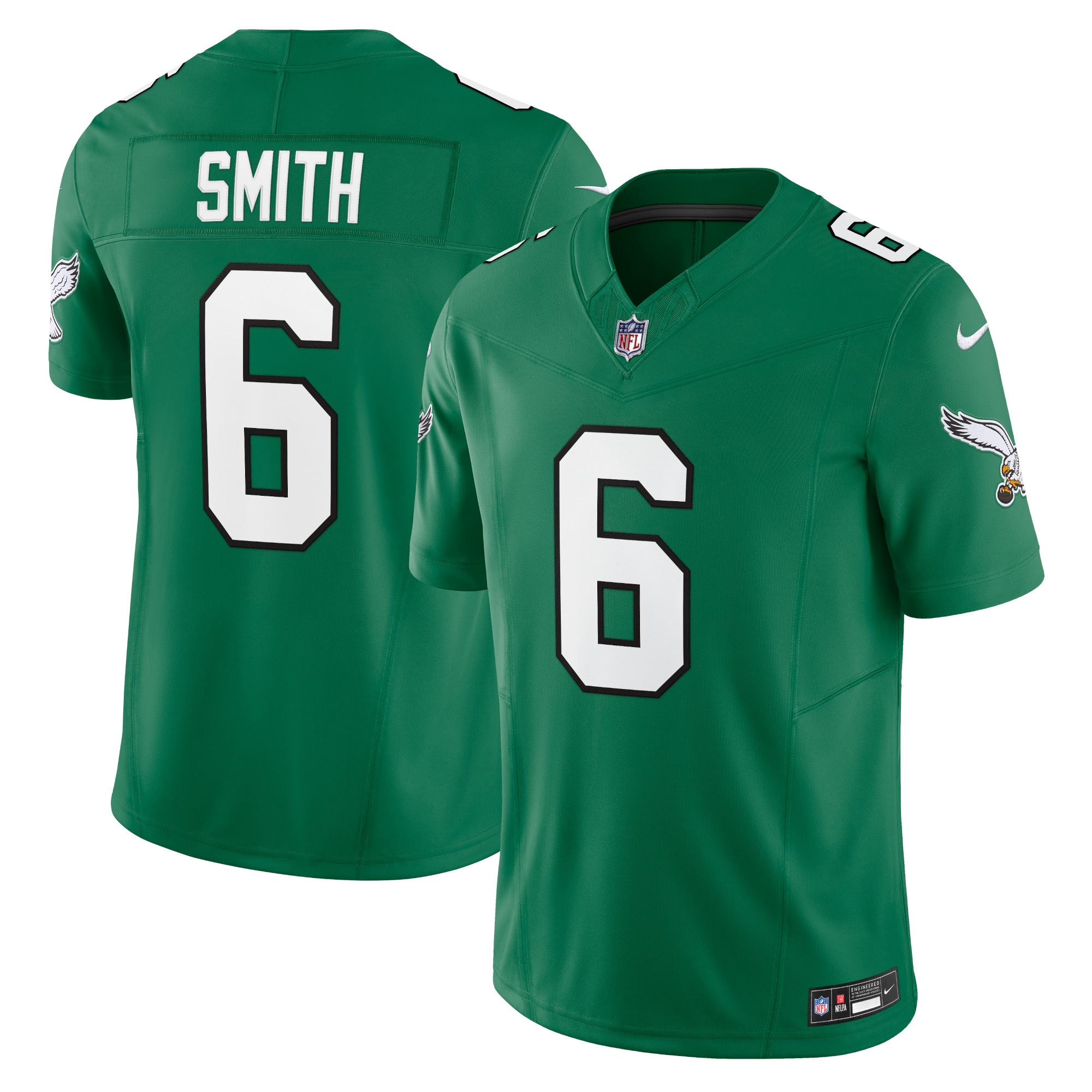 Men's Philadelphia Eagles DeVonta Smith Kelly Green Vapor F.U.S.E. Limited Jersey JS2745 nicesnker