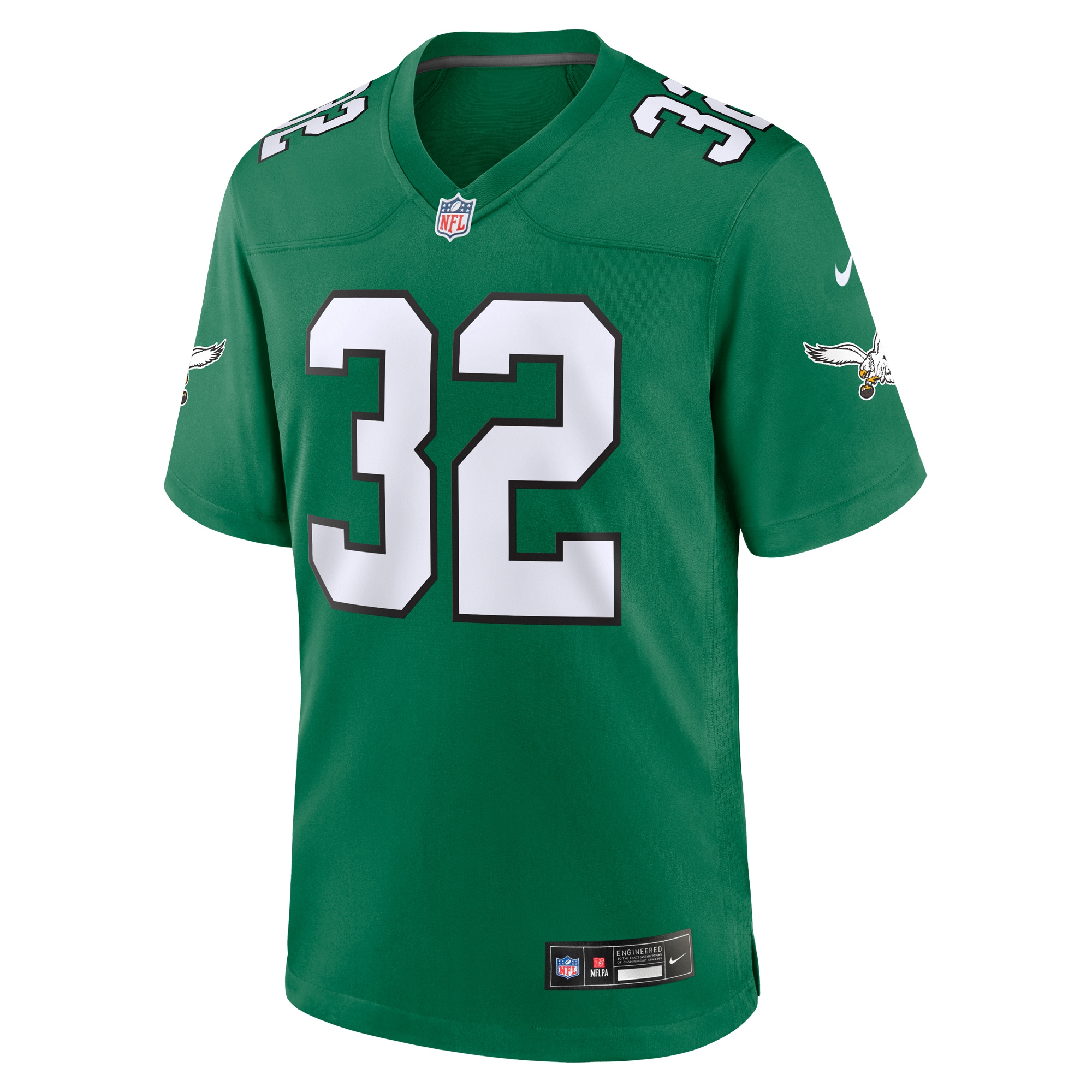 Alternative view of Men's Philadelphia Eagles Reed Blankenship Kelly Green Alternate Game Jersey JS1377 nicesnker
