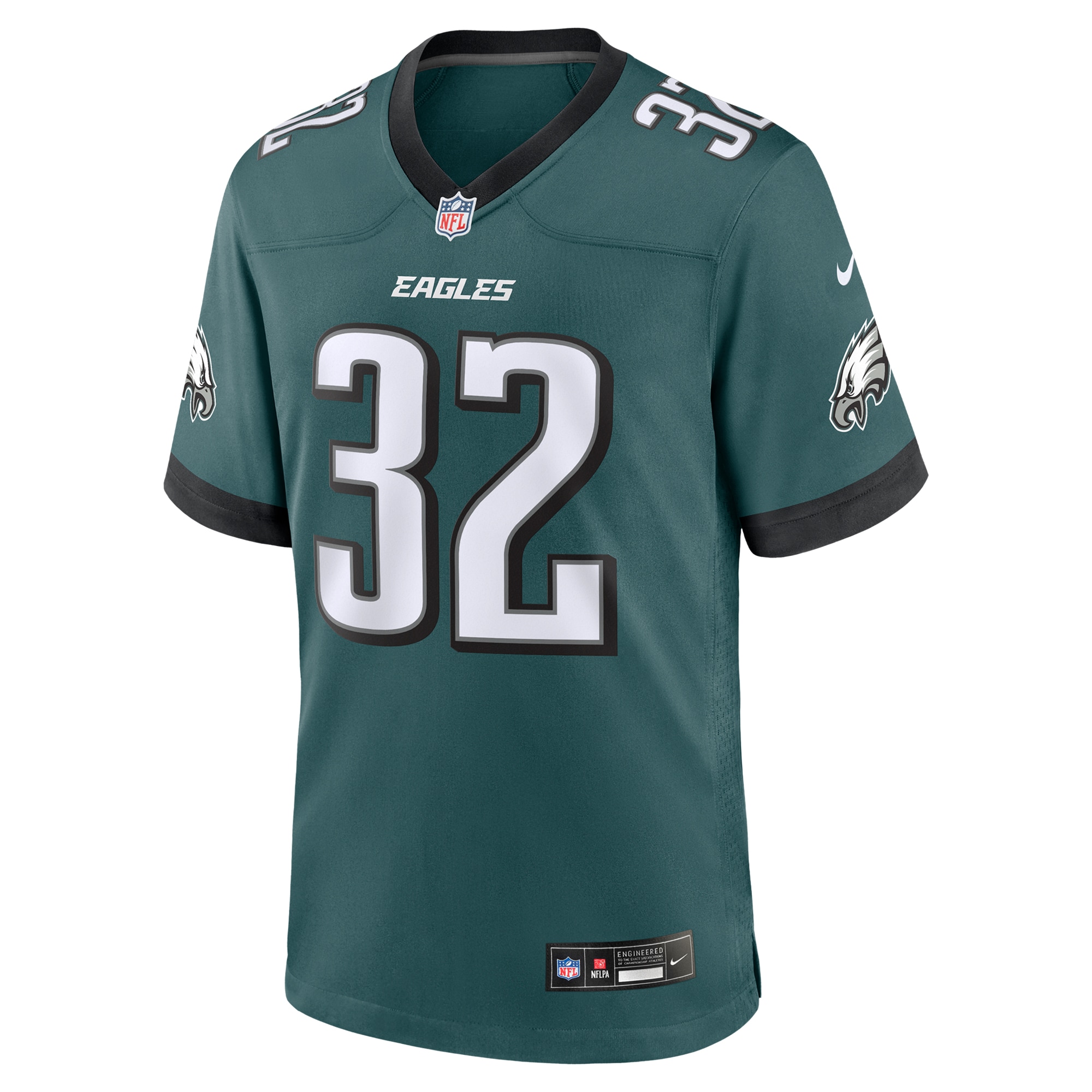 Alternative view of Men's Philadelphia Eagles Reed Blankenship Midnight Green Team Game Jersey JS5931 nicesnker