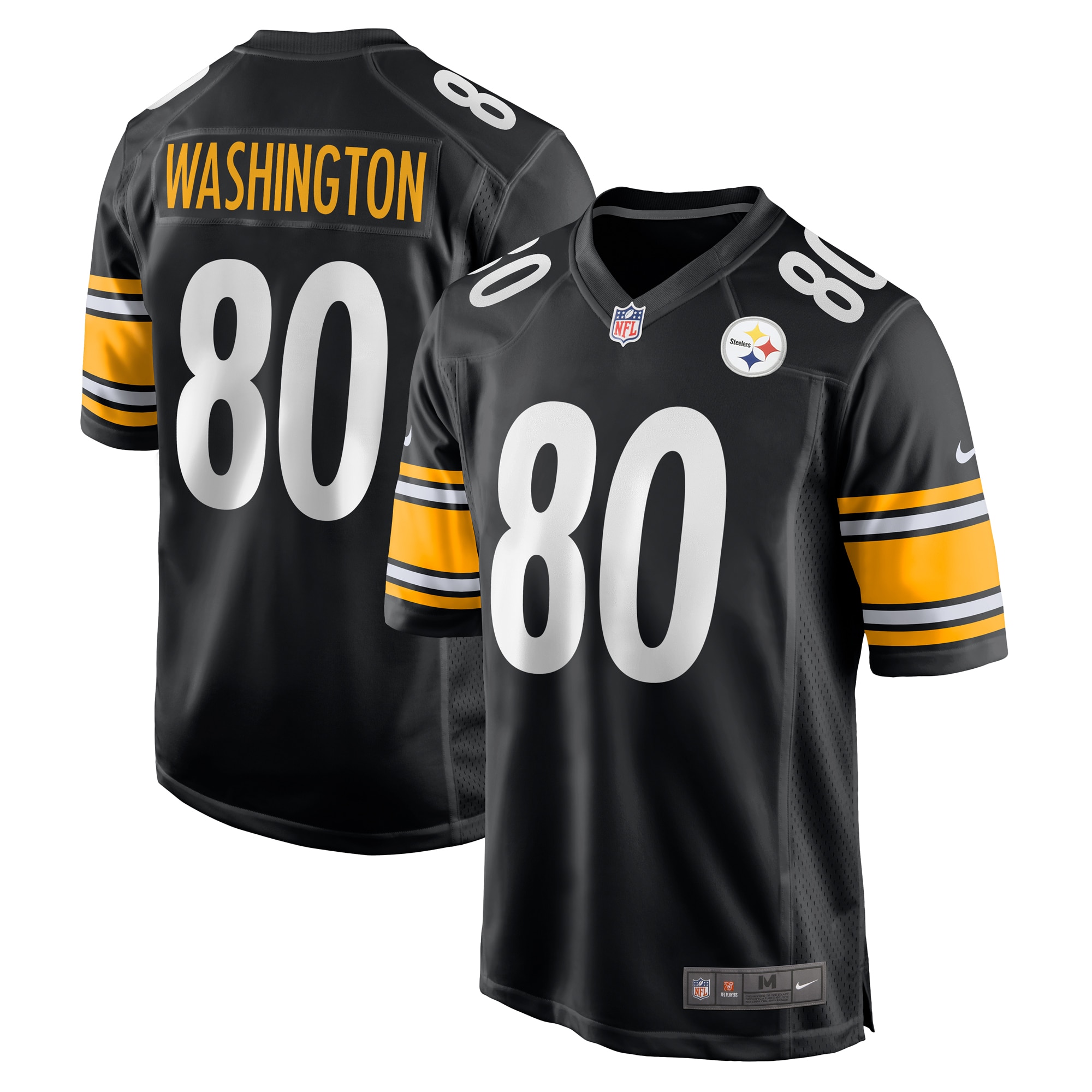 Men's Pittsburgh Steelers Darnell Washington Black Game Jersey JS6217 nicesnker