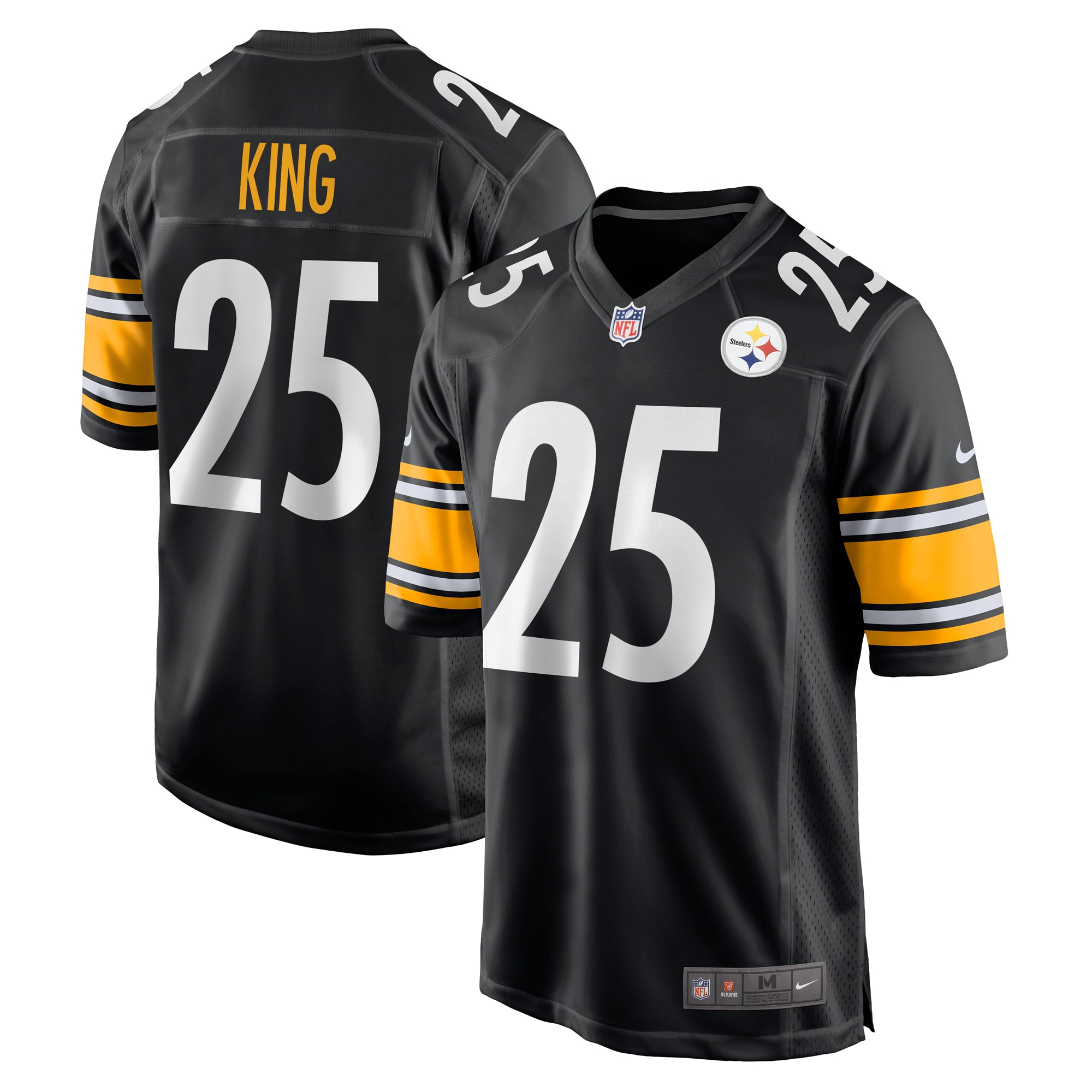 Men's Pittsburgh Steelers Desmond King Black Game Jersey JS4778 nicesnker