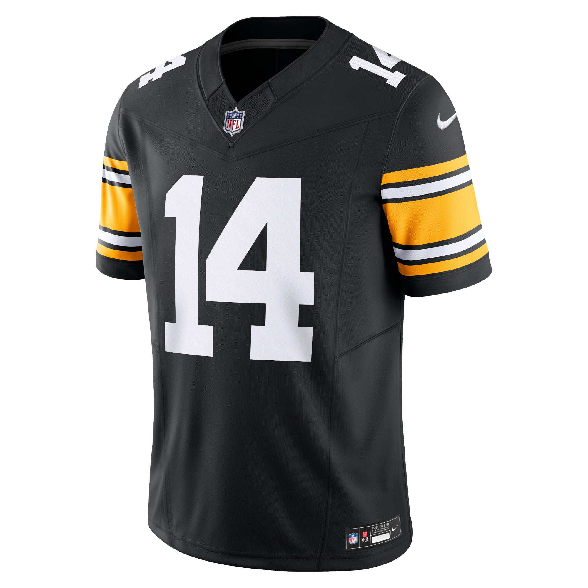 Alternative view of Men's Pittsburgh Steelers George Pickens Black Vapor F.U.S.E. Limited Jersey JS2749 nicesnker