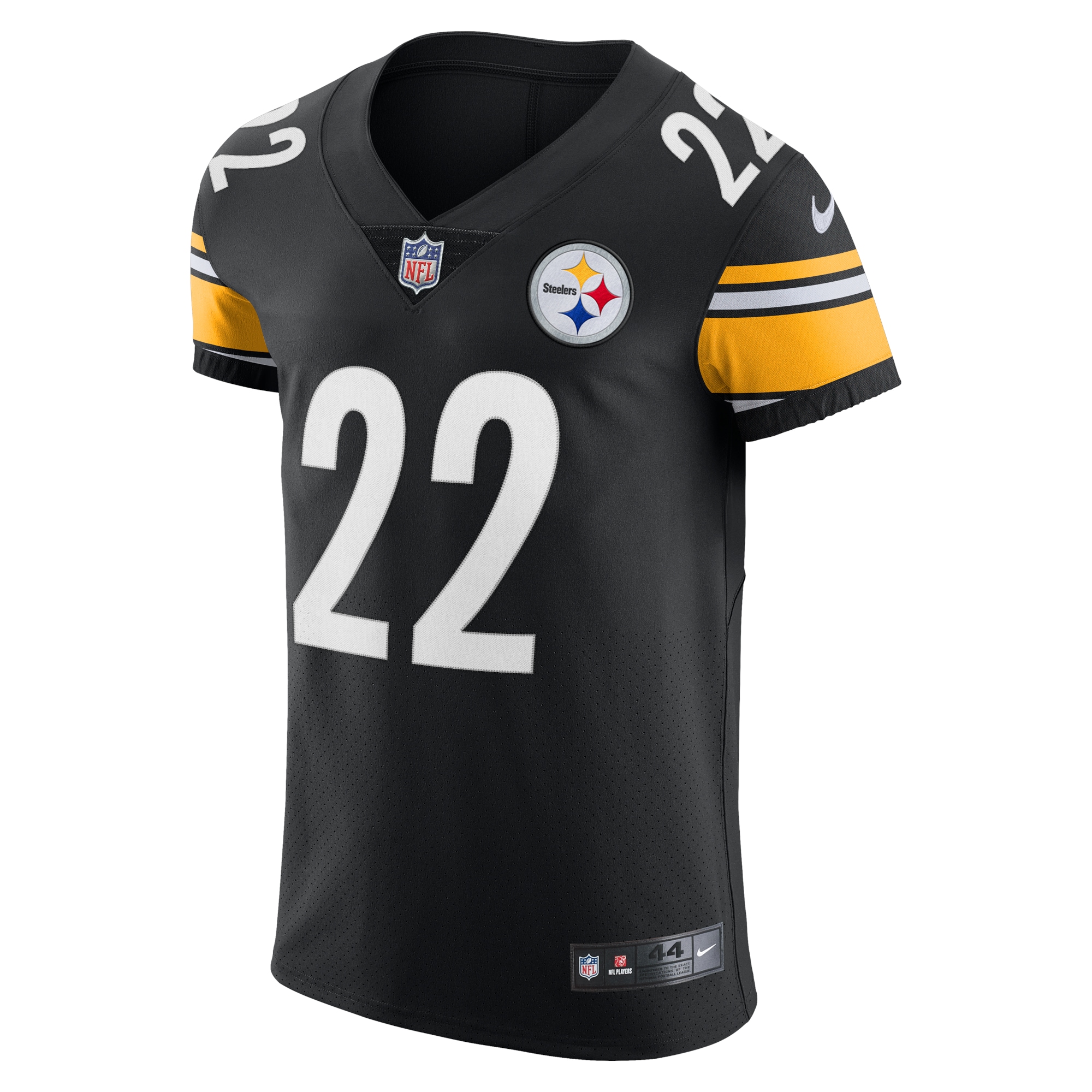 Alternative view of Men's Pittsburgh Steelers Najee Harris Black Vapor Elite Jersey JS7392 nicesnker