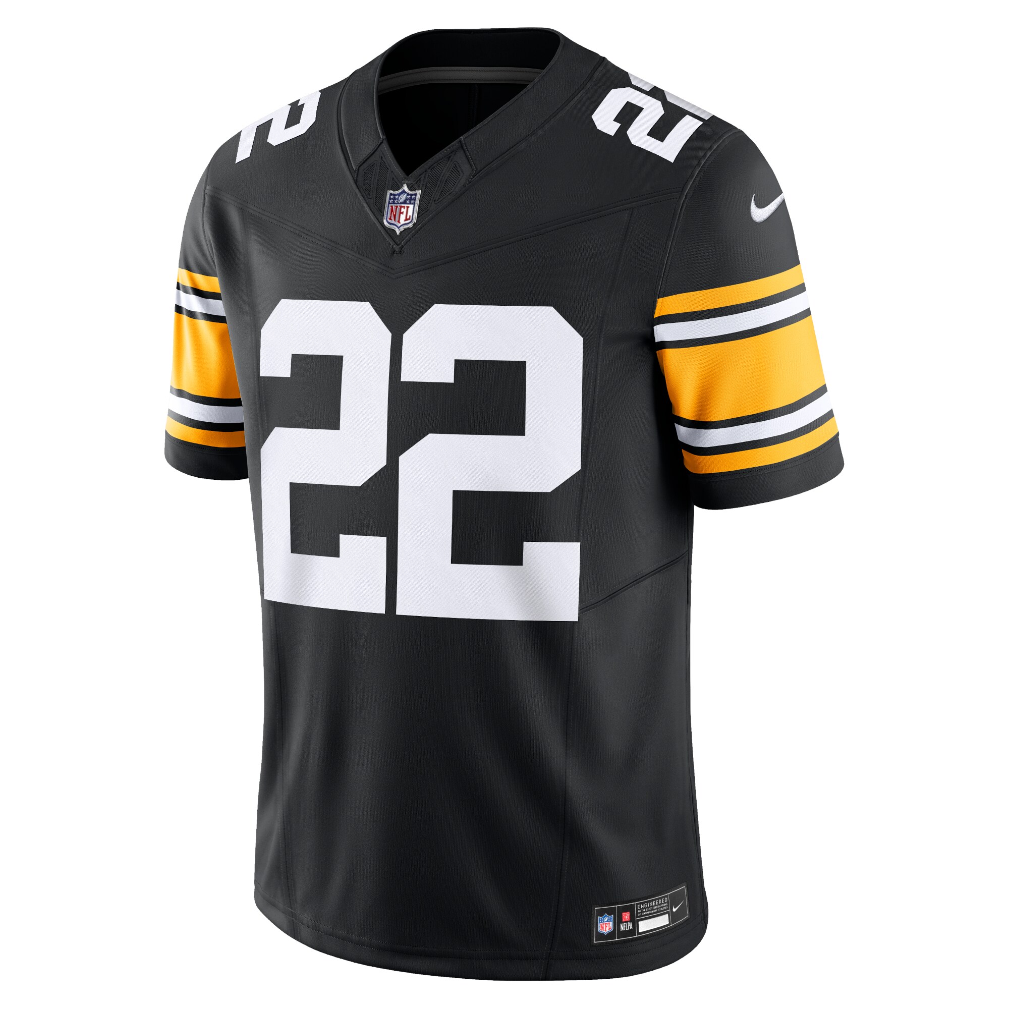 Alternative view of Men's Pittsburgh Steelers Najee Harris Black Vapor F.U.S.E. Limited Jersey JS4720 nicesnker
