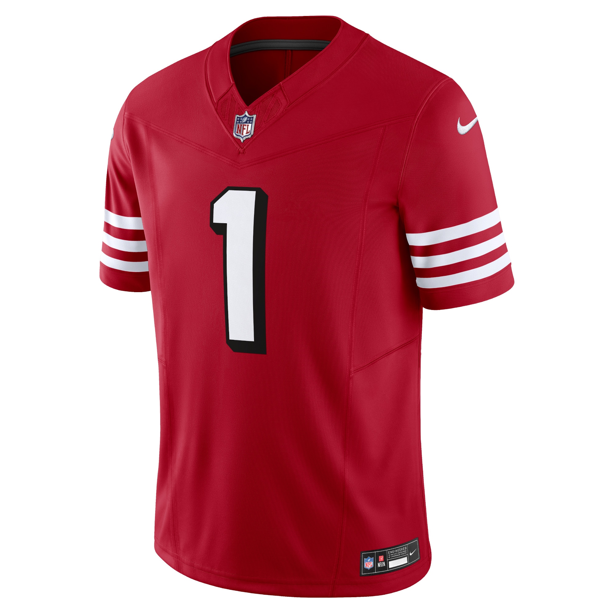 Alternative view of Men's San Francisco 49ers Deebo Samuel Sr Scarlet Alternate Vapor F.U.S.E. Limited Jersey JS7636 nicesnker