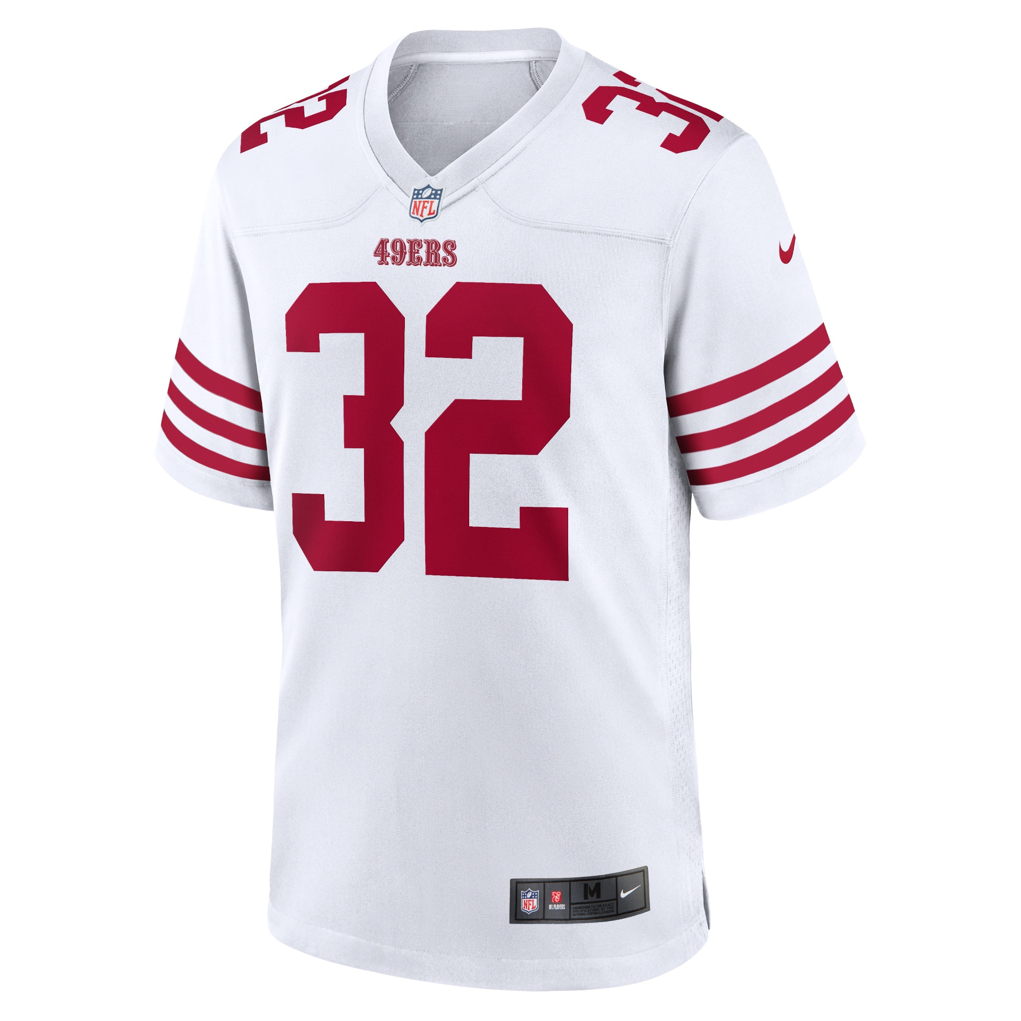 Alternative view of Men's San Francisco 49ers Ricky Watters White Retired Player Game Jersey JS7601 nicesnker